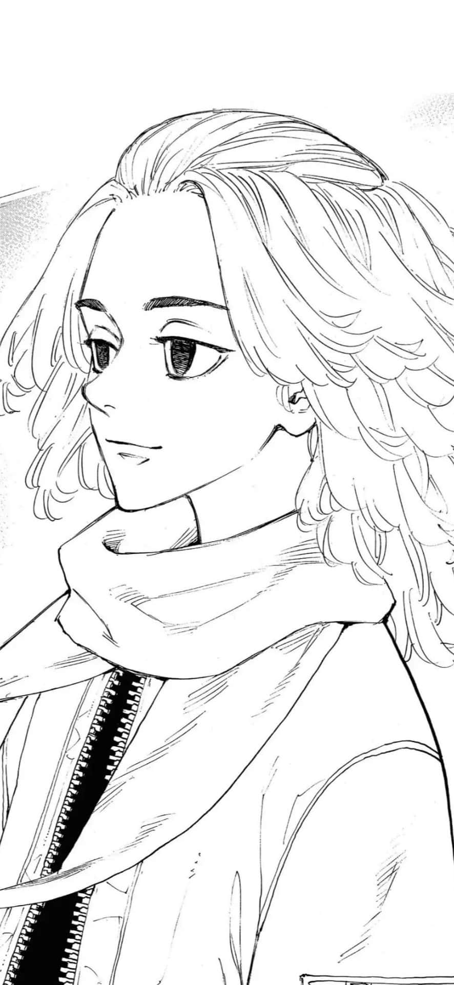 Geniet die wêreld van Manga Muurpapier