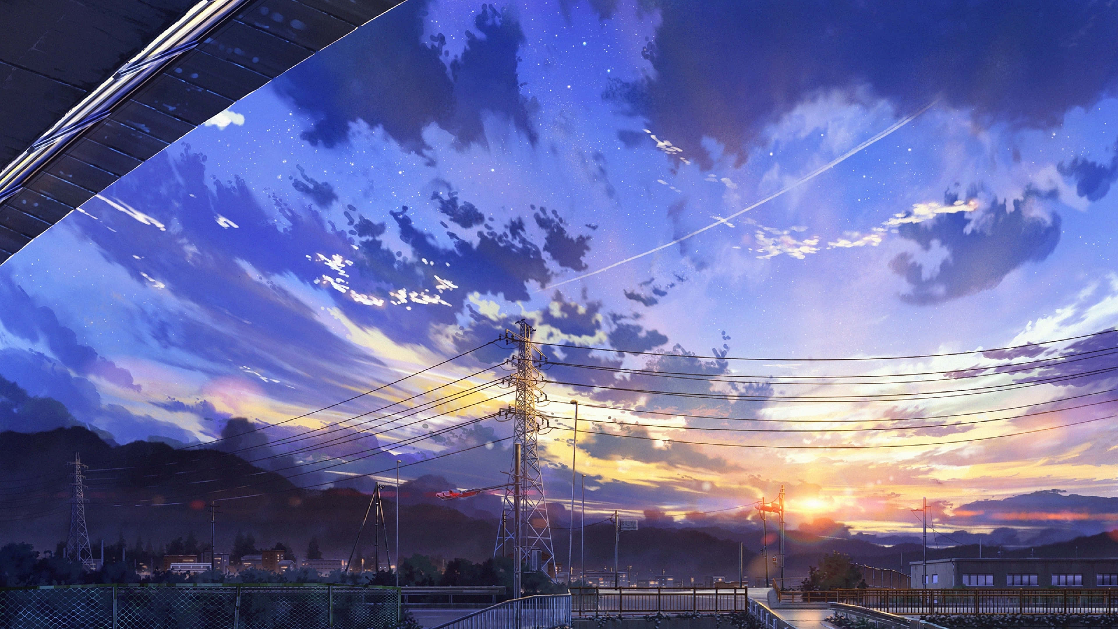 Geniet 'n betowerende anime-ervaring met 4K-beelde Muurpapier