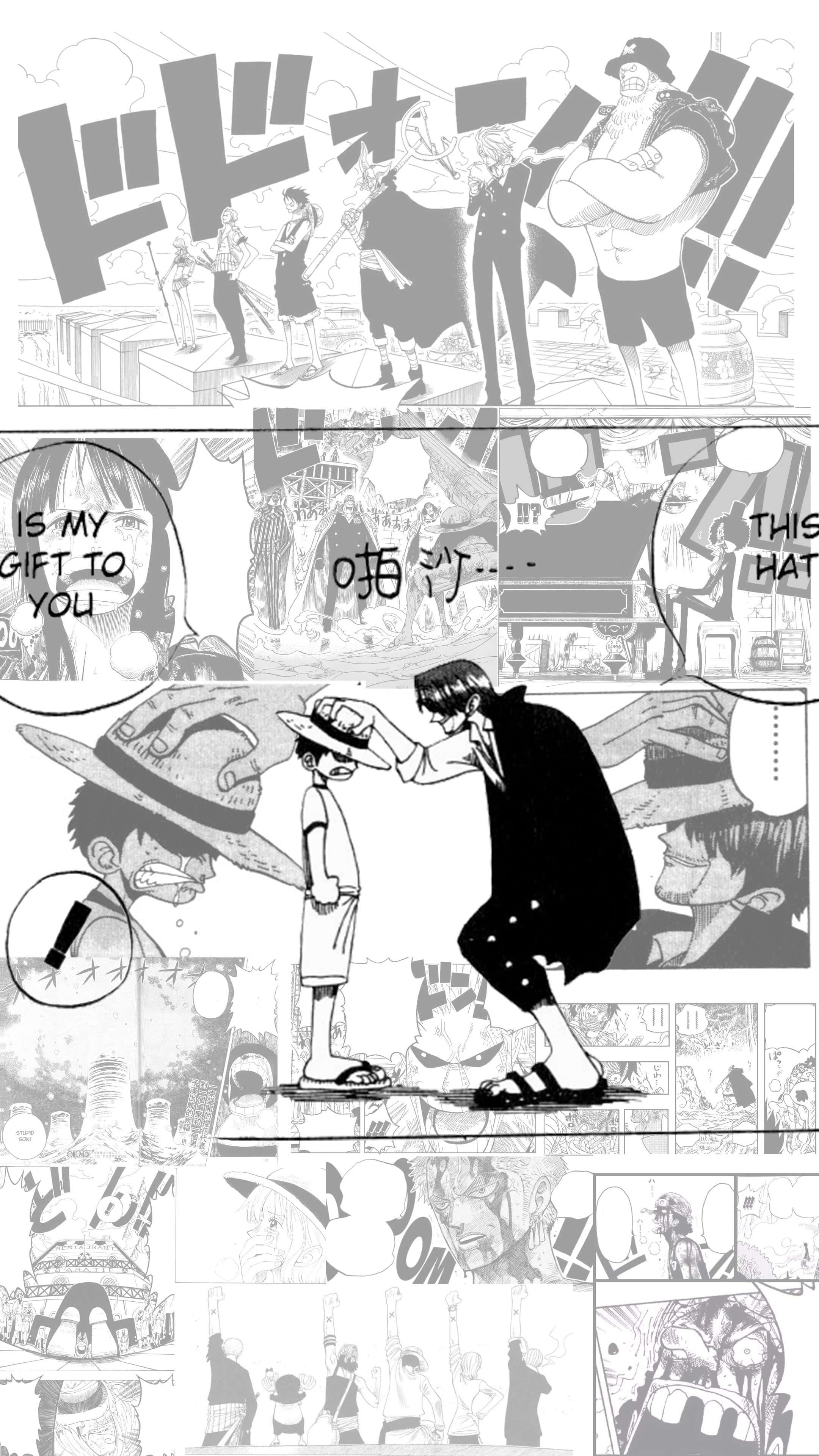 Geniet 'n klassieke manga Muurpapier
