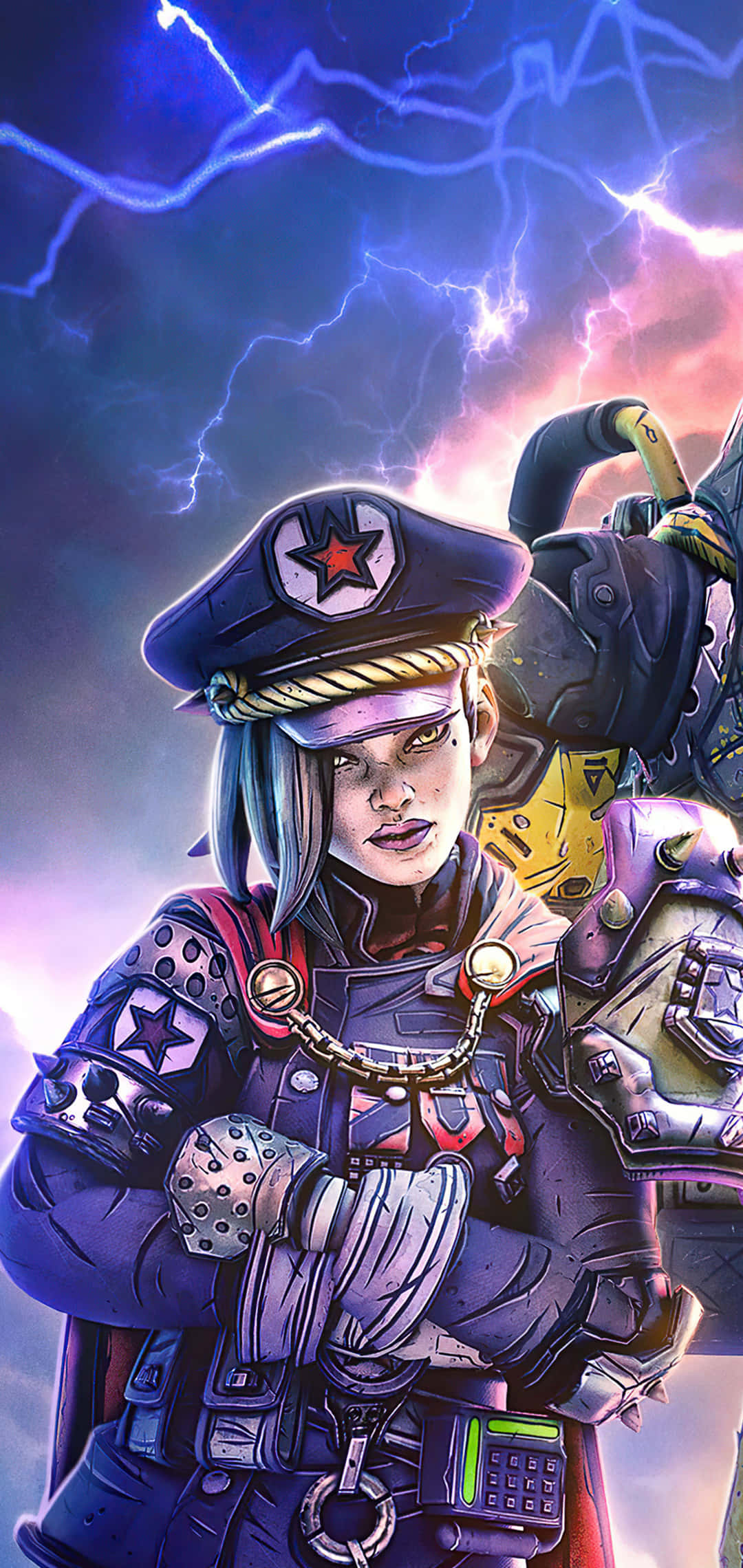 Geniet 'n opwindende speletjie-ervaring met die Pixel 3xl en Borderlands 3 Muurpapier