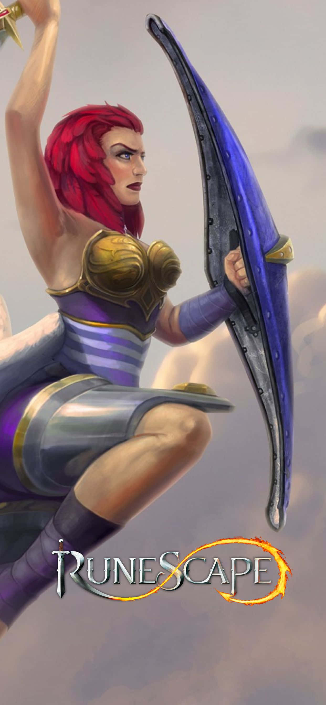 Geniet Runescape op jou iPhone Xs Max met hierdie ongelooflike agtergrond Muurpapier