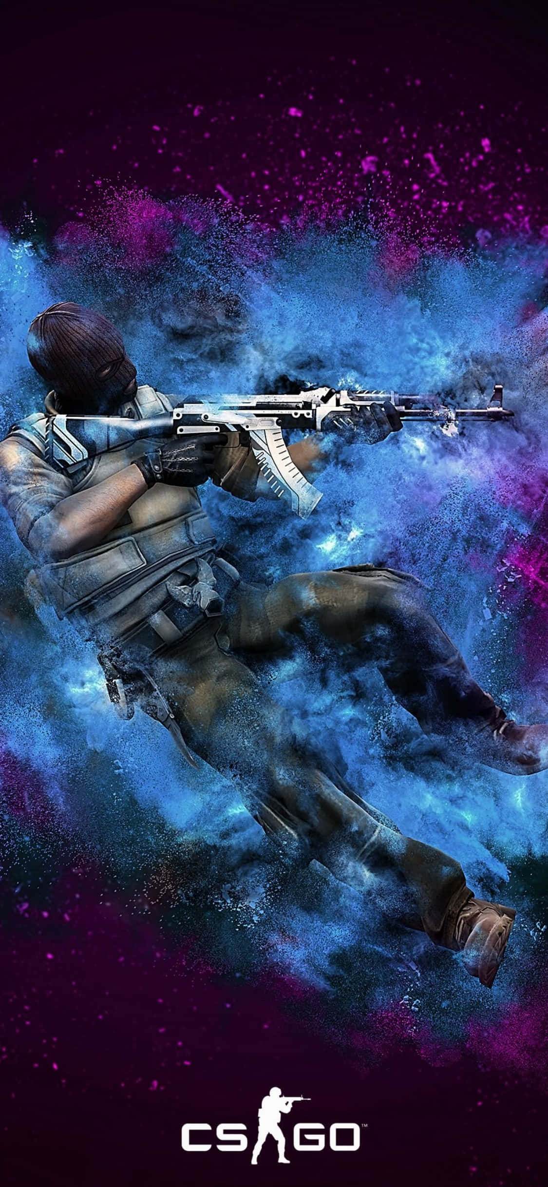 Geniet die gevegte in Counter-Strike Global Offensive met die wonderlike beeldkwaliteit van die iPhone Xs Muurpapier