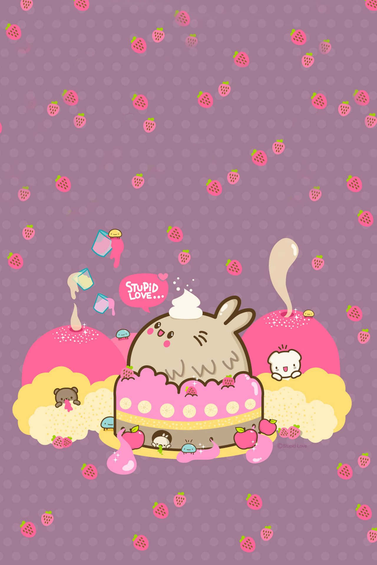Geniet van 'n kleurvolle reis deur die wêreld van Tokidoki! Muurpapier