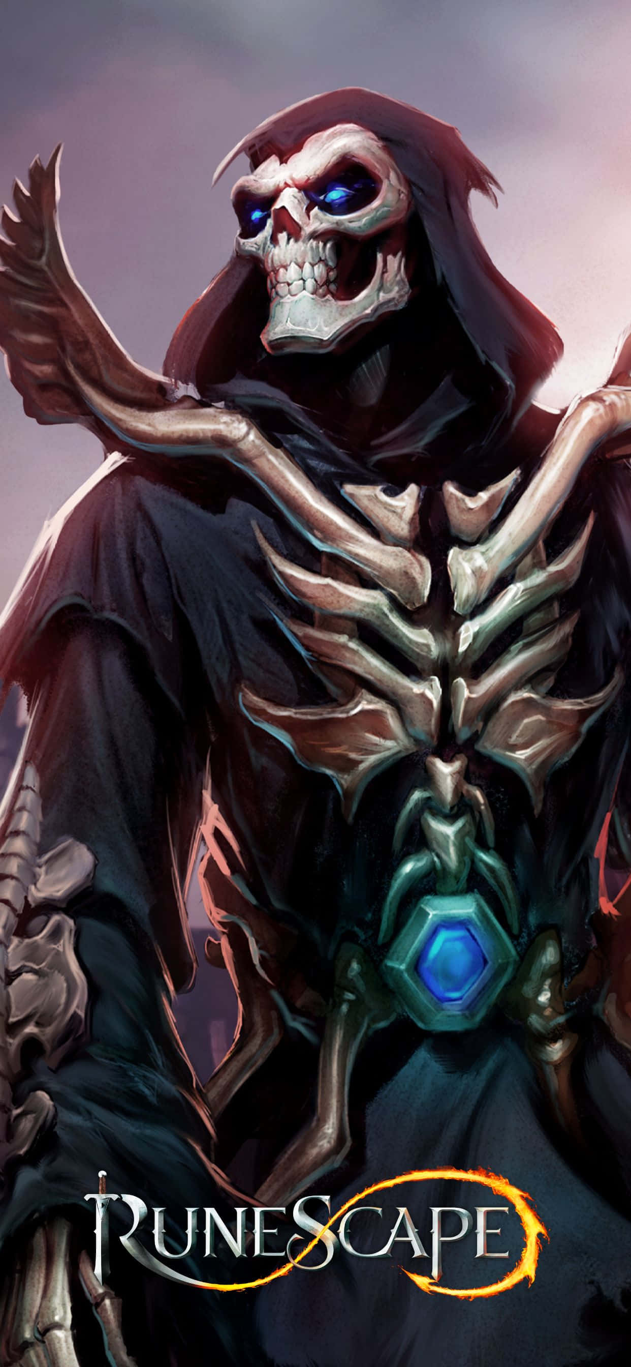 Geniet van Runescape op die pragtige iPhone Xs Max Muurpapier