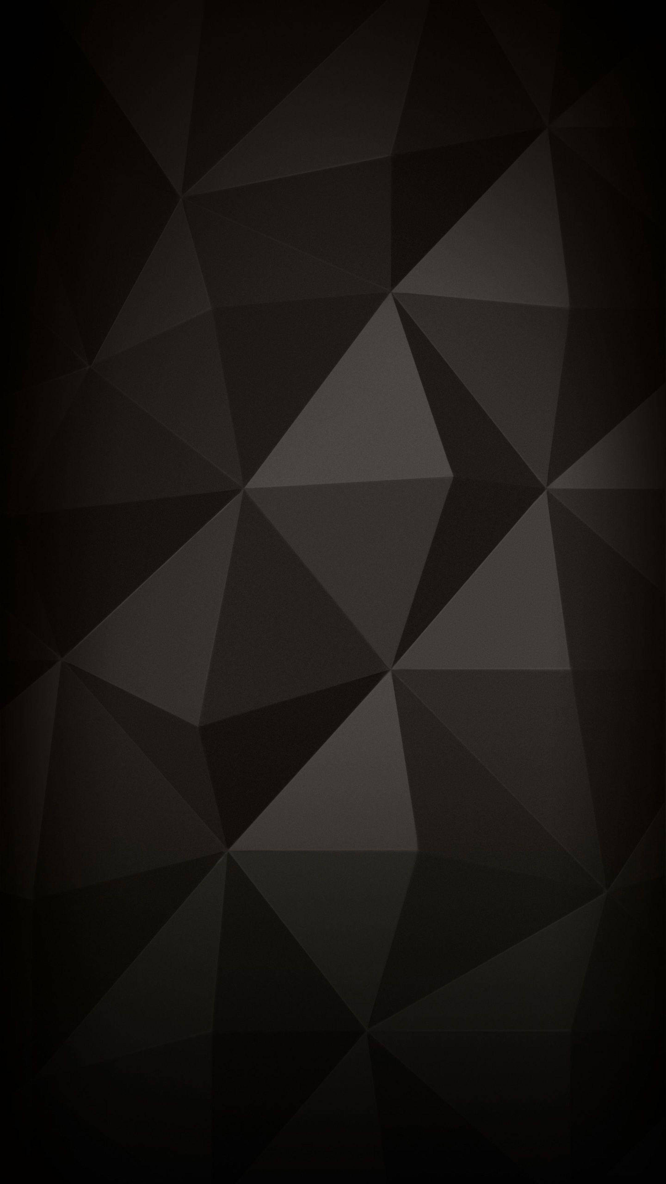 Geometriese 4K Ultra HD Donker Foon Muurpapier
