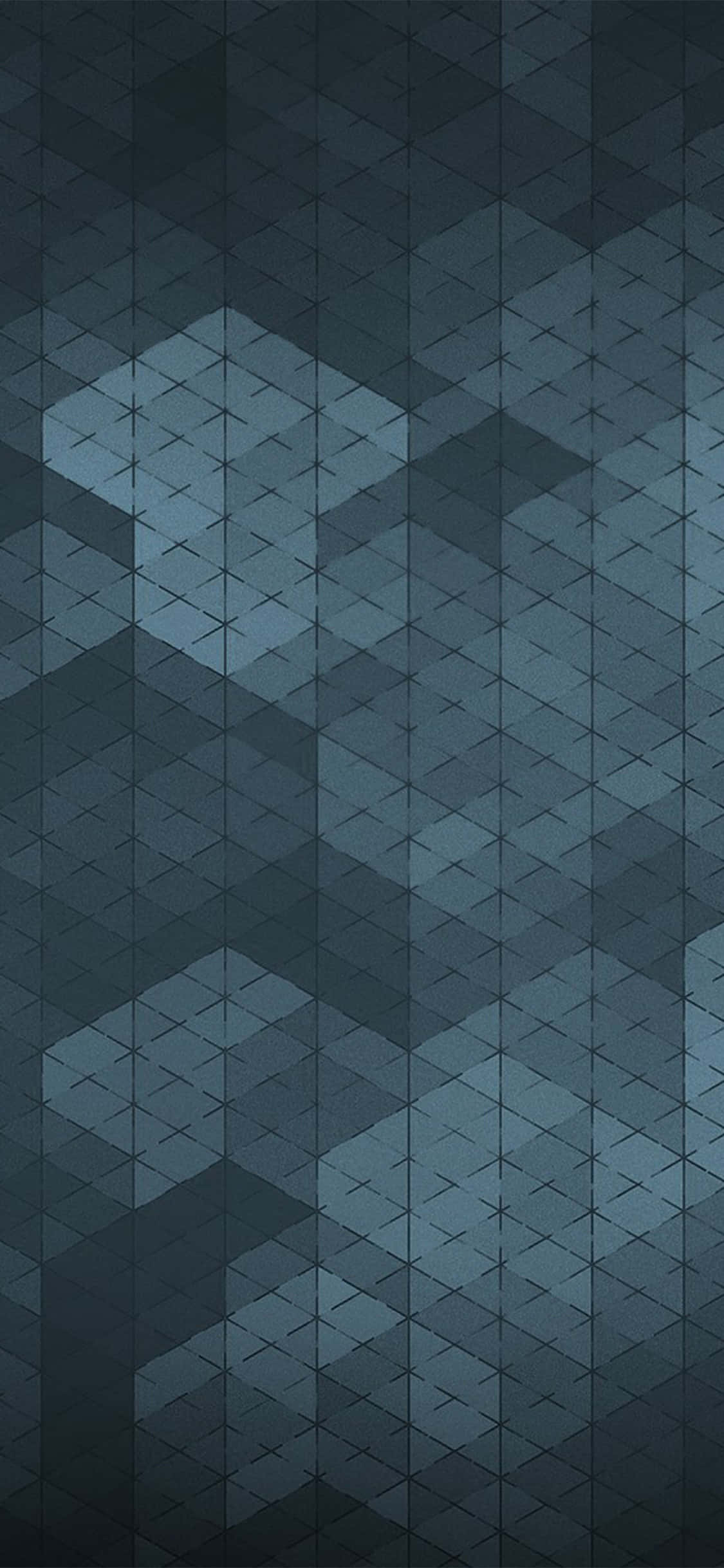 Geometriese agtergrond met blou vierkante Muurpapier