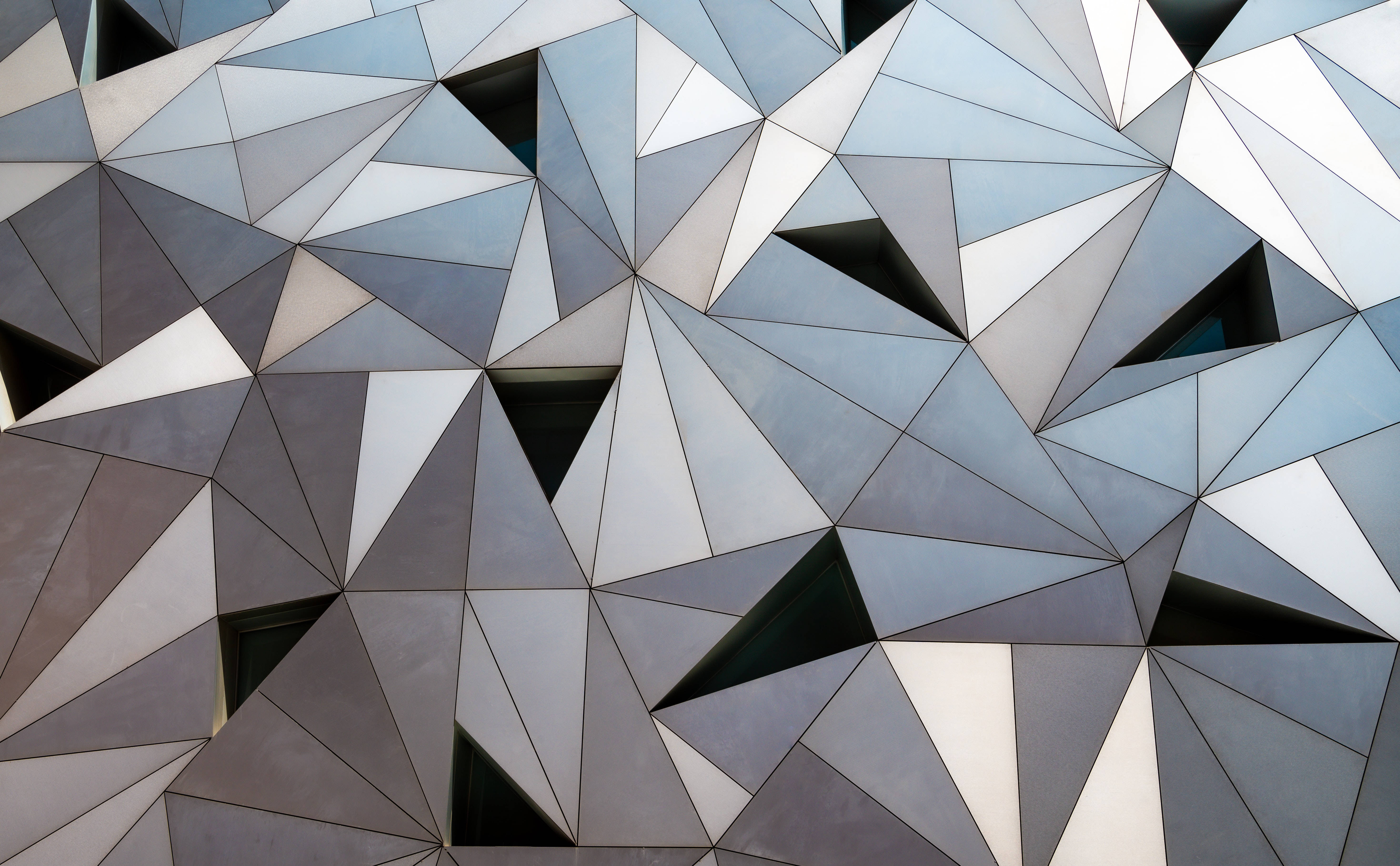 Geometriese Estetiese Patroon Muurpapier