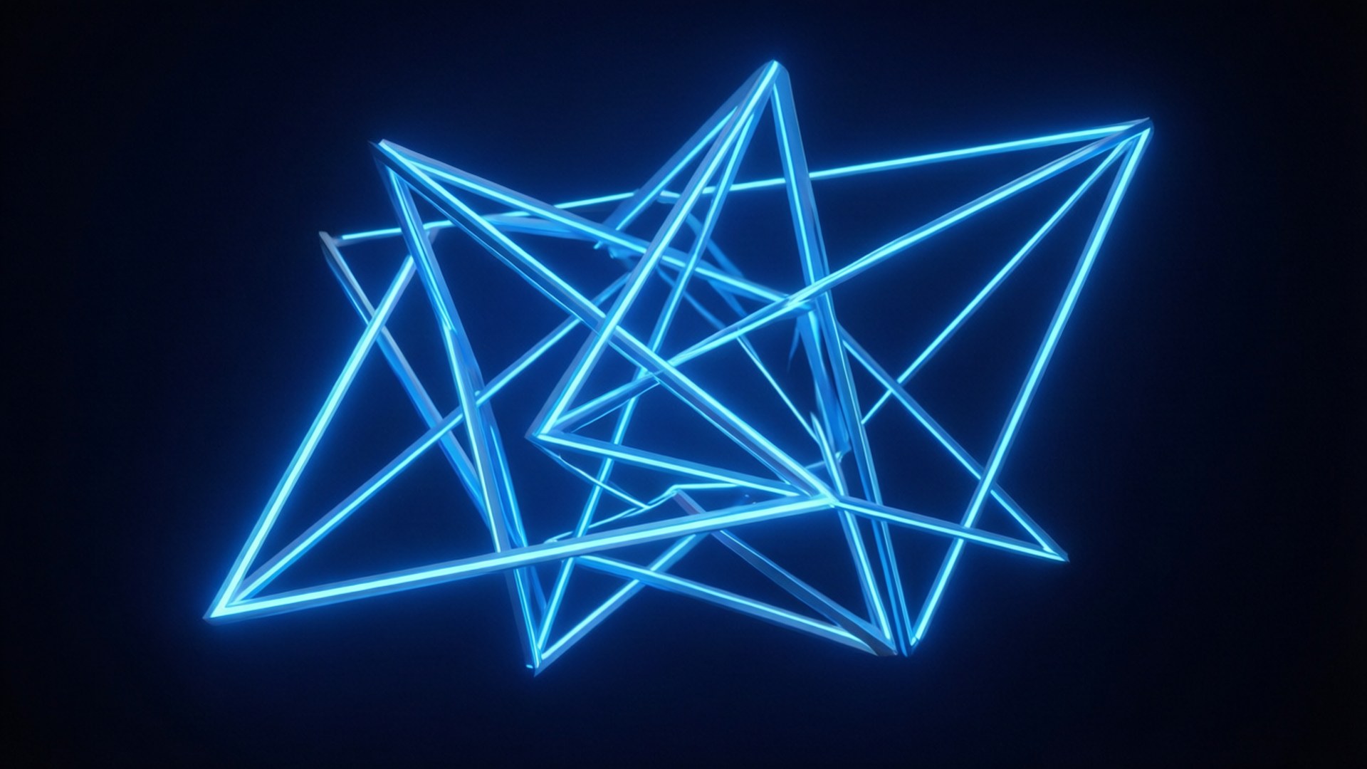 Geometriese Gloed Muurpapier