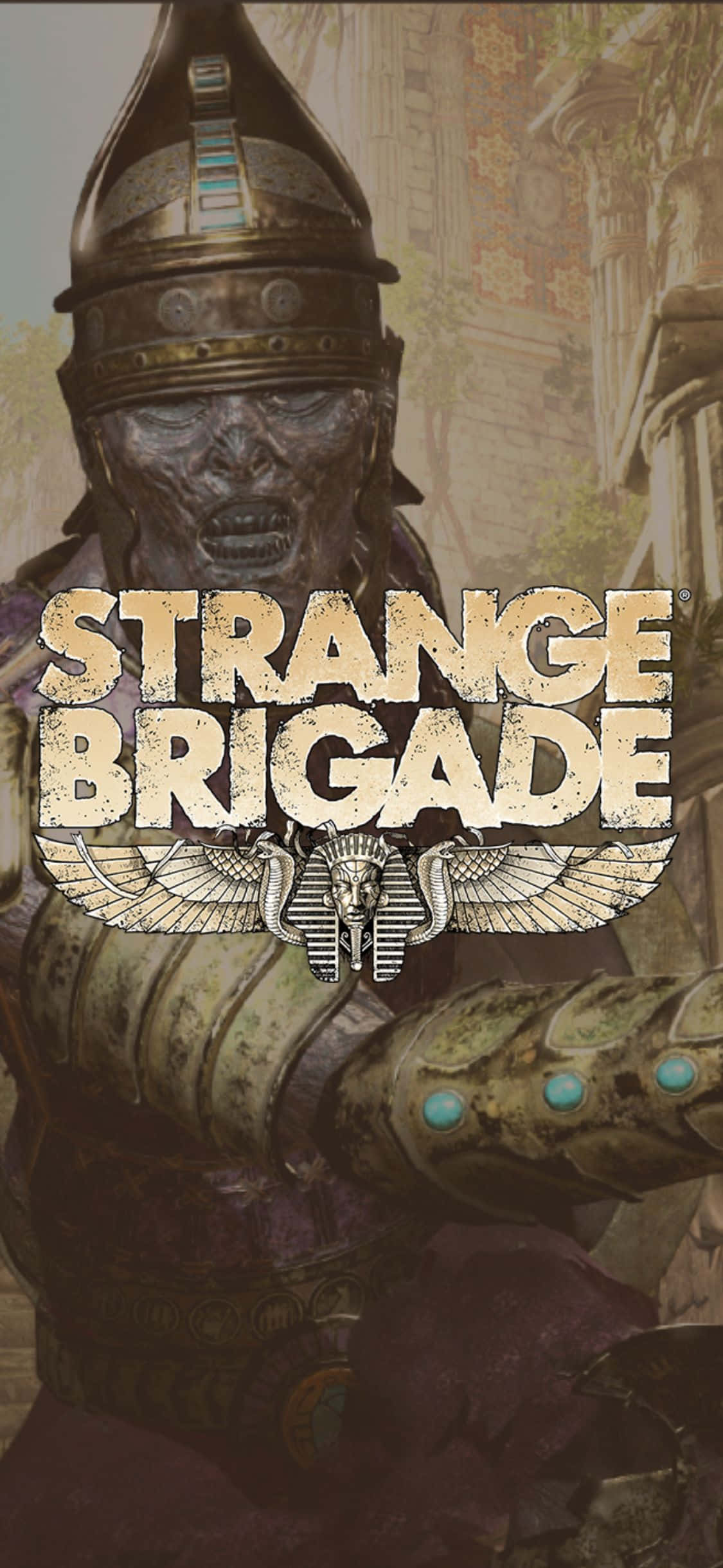 Gepantserde Skelet Zombie iPhone X Strange Brigade Agtergrond Muurpapier