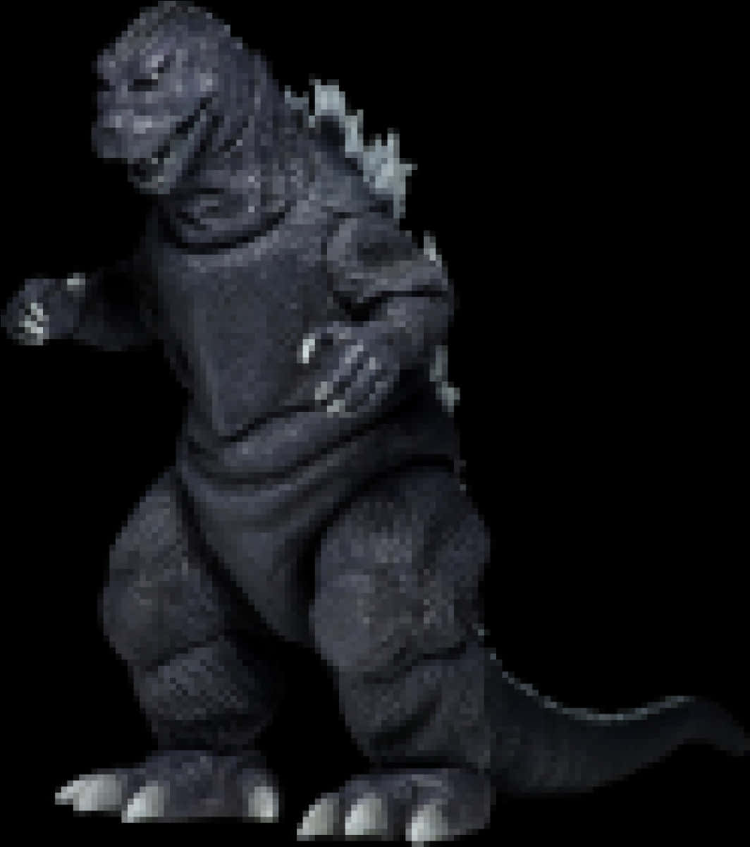 Gepixelte Godzilla-figuur Muurpapier