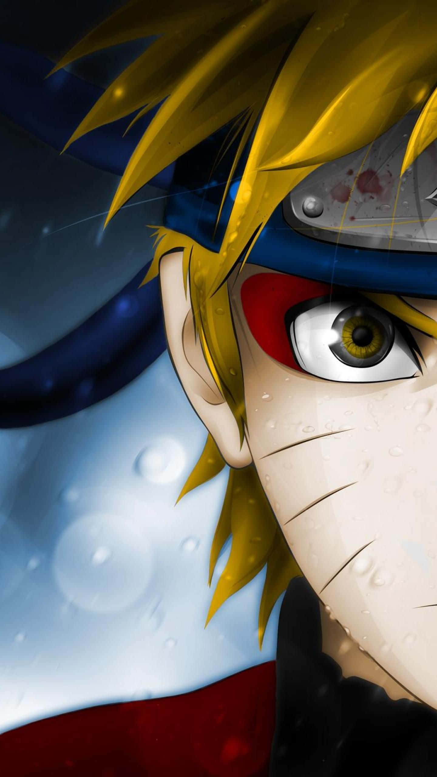 Gesig van Naruto-estetiese Foon Muurpapier