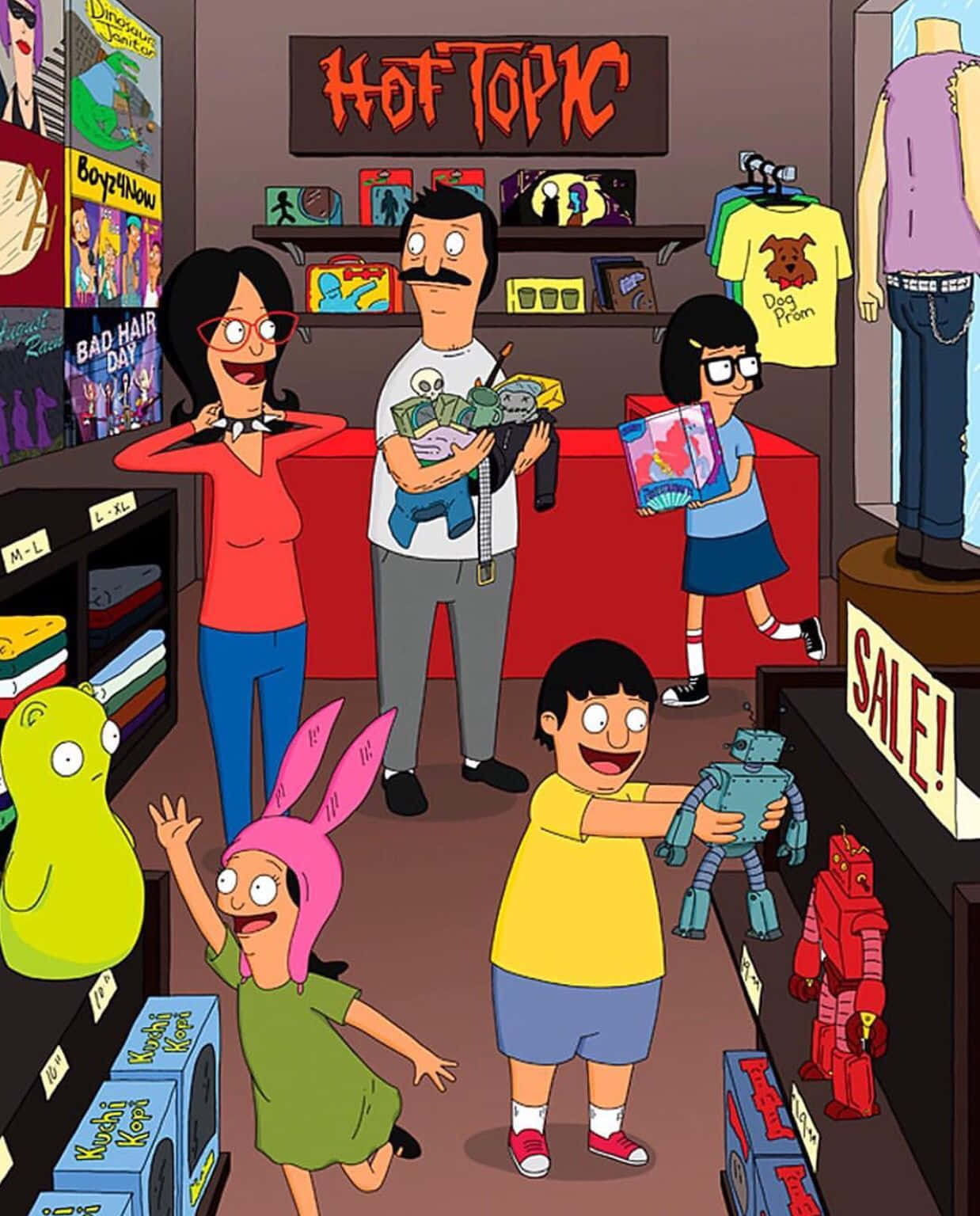 Gesinspret by Bob's Burgers Muurpapier