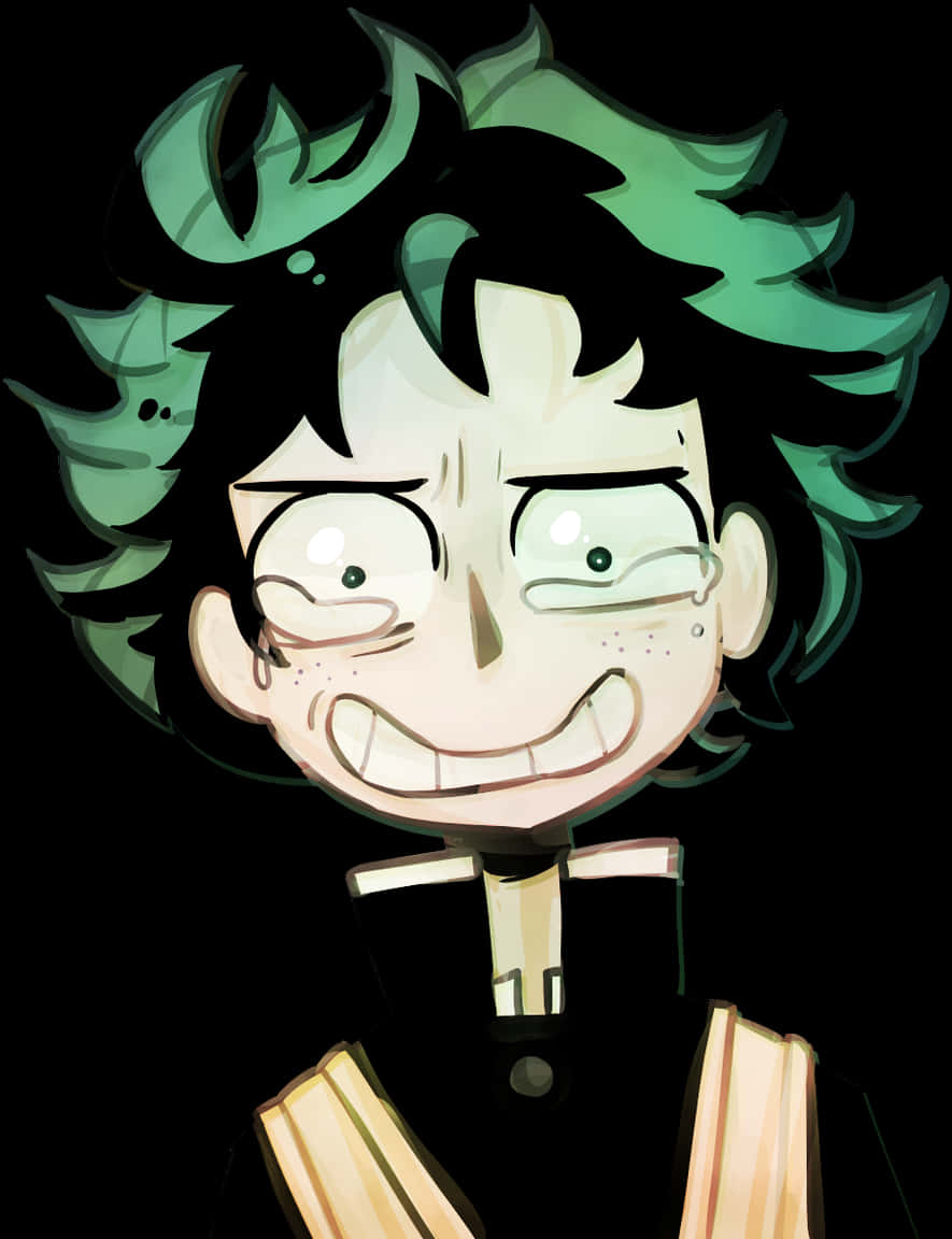 Gestileerde Portret van Deku Muurpapier