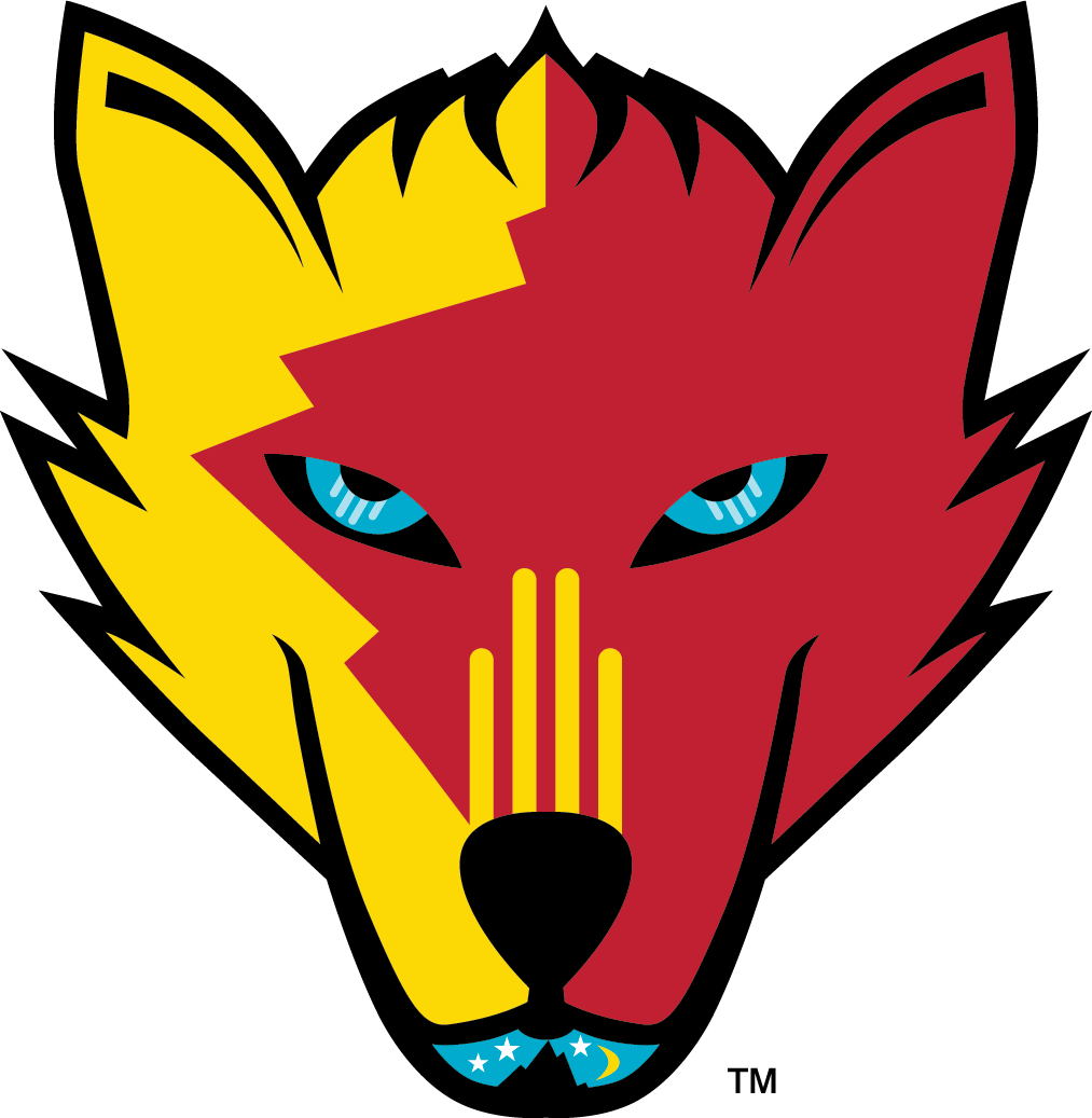 Gestileerde Wolfkop-grafika Muurpapier
