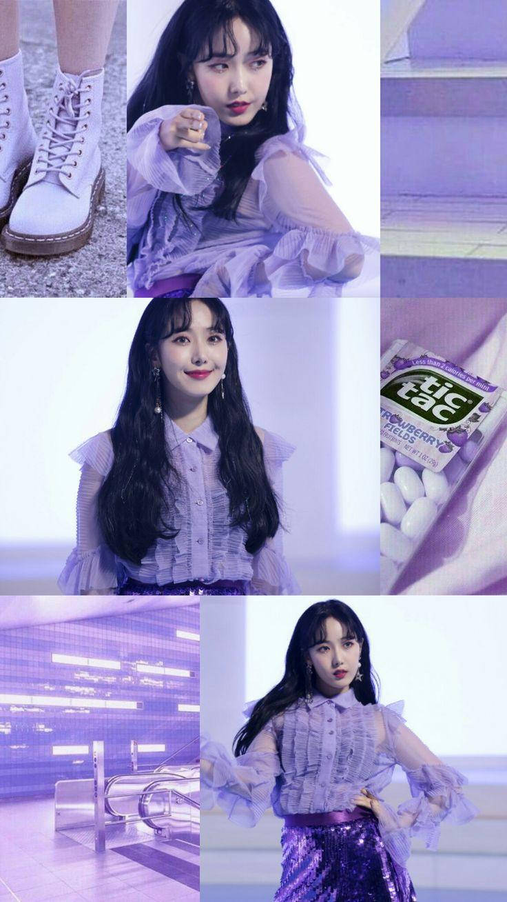 Gfriend Estetiese Collage Muurpapier