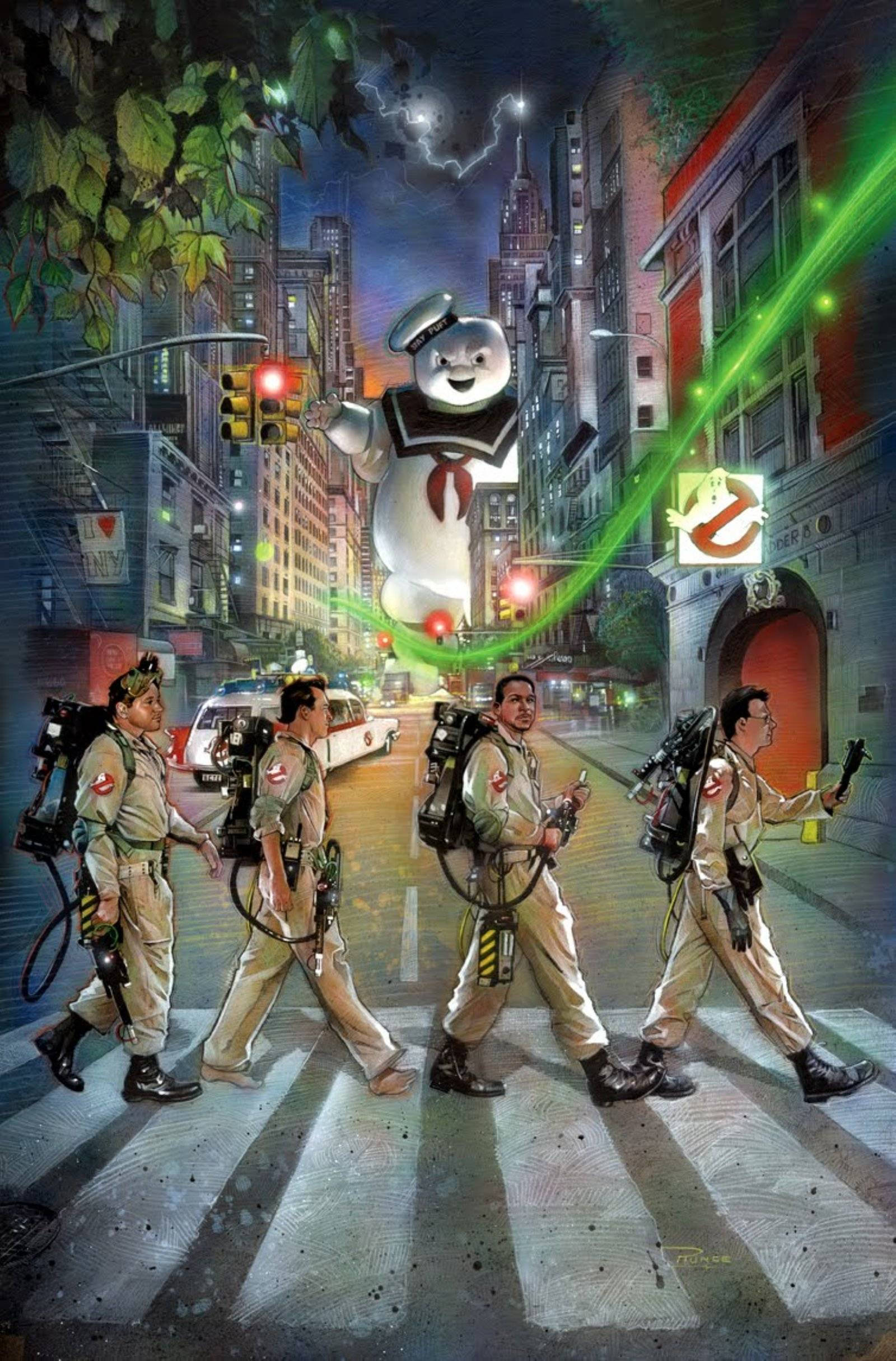 Ghostbusters Karakters, Gesamentlik Jaag die Maat. Muurpapier