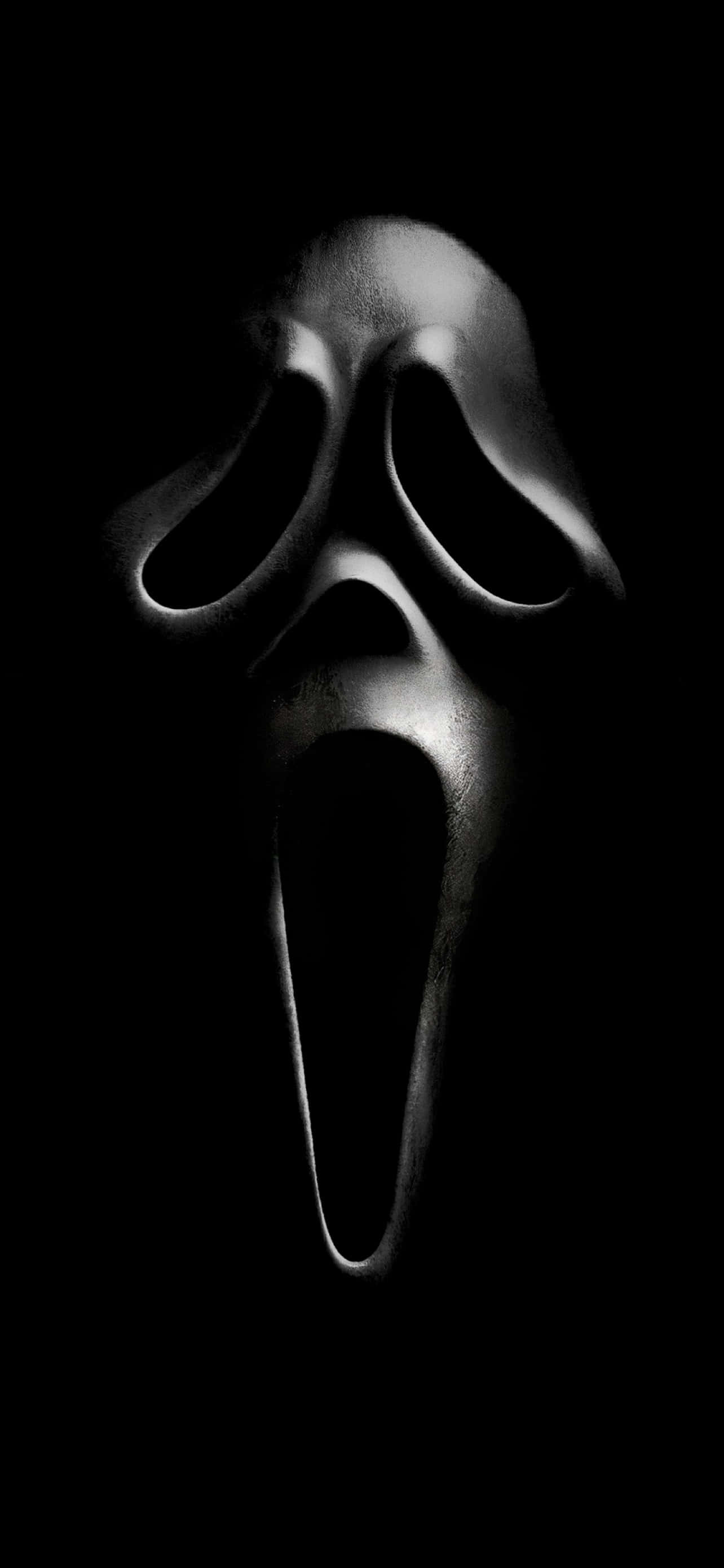 Ghostface, die reeksmoordenaar uit die Scream-reeks Muurpapier