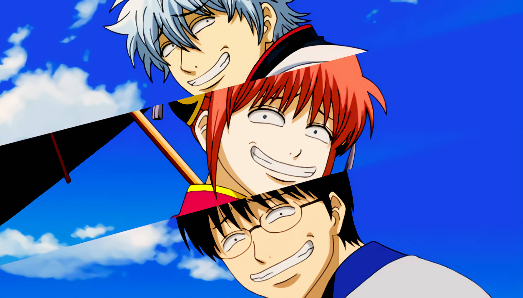 Gintama Snaaks Anime Muurpapier