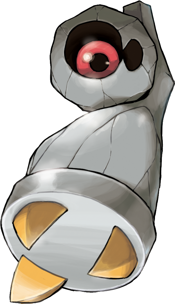 Glansende Meltan Pokémon-kunswerk Muurpapier
