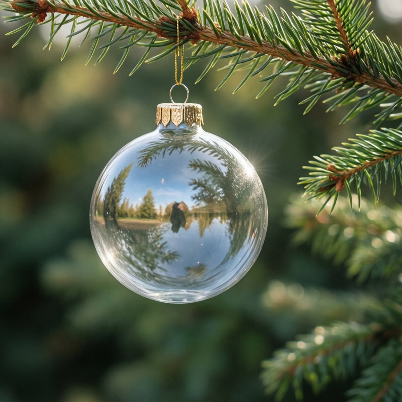 Glasornament Muurpapier
