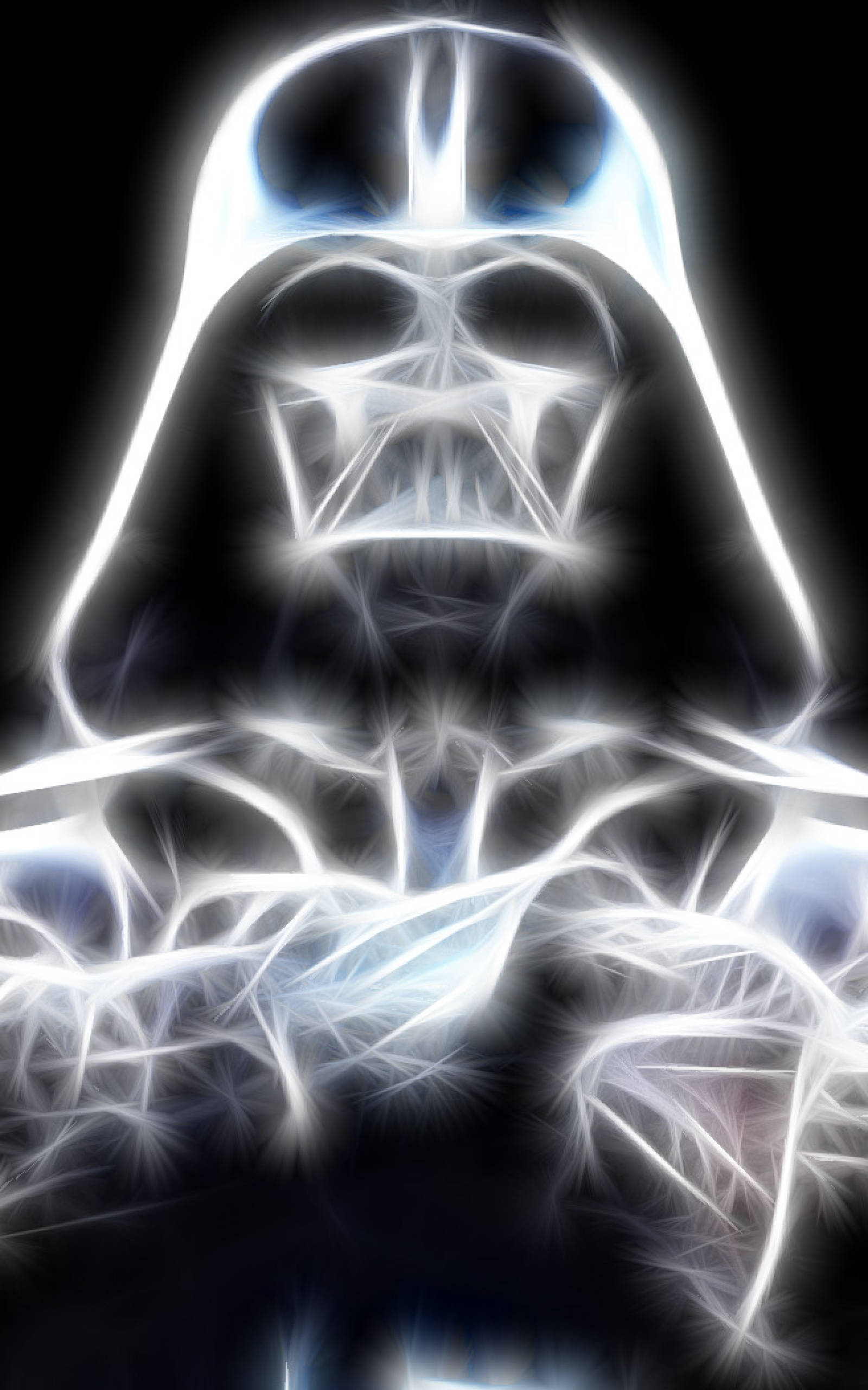 Gloeiende Darth Vader Star Wars Tablette Muurpapier