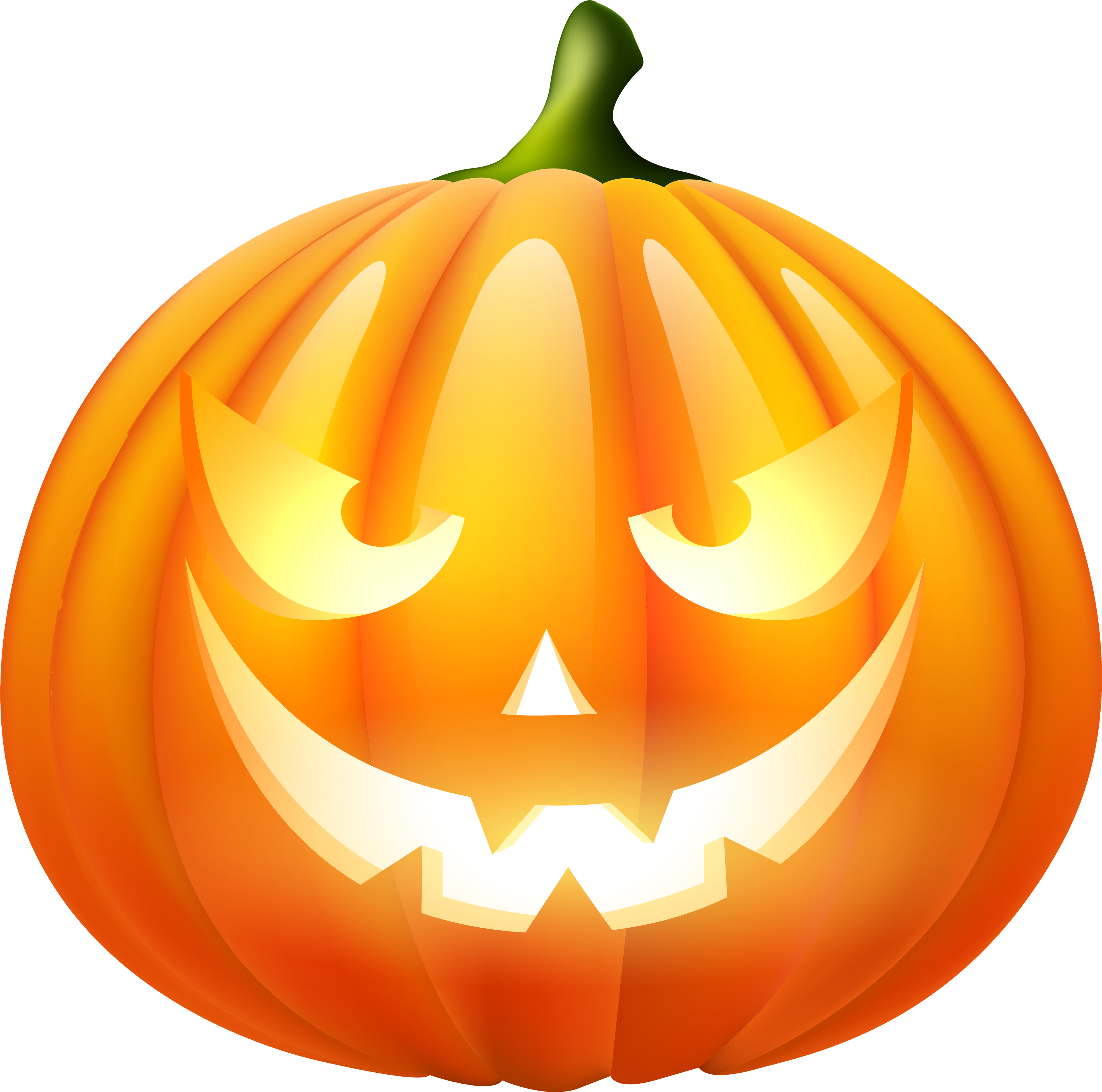 Gloeiende Jack O Lantern Halloween Muurpapier