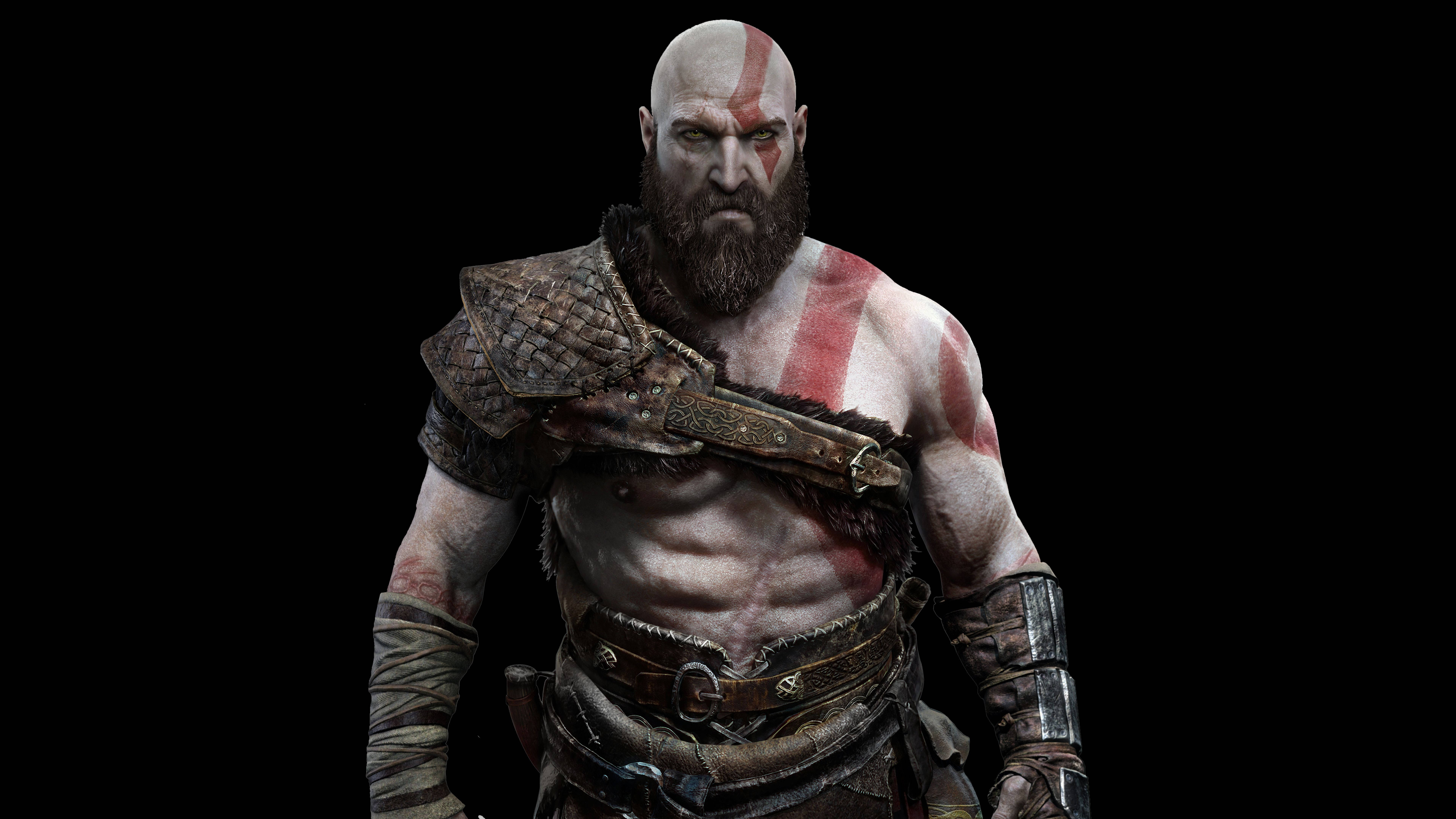 God Of War 8K Speletjies Muurpapier