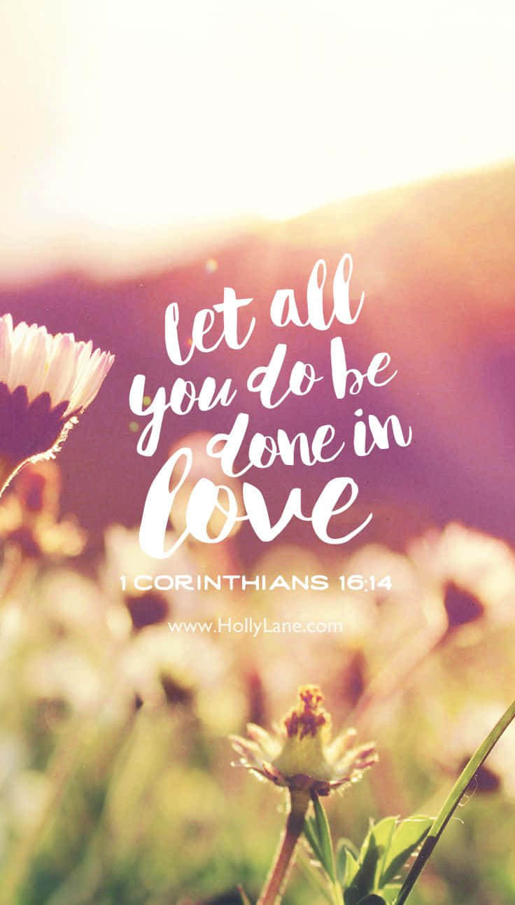 God se Woord is vir ons almal 'n inspirasie Muurpapier