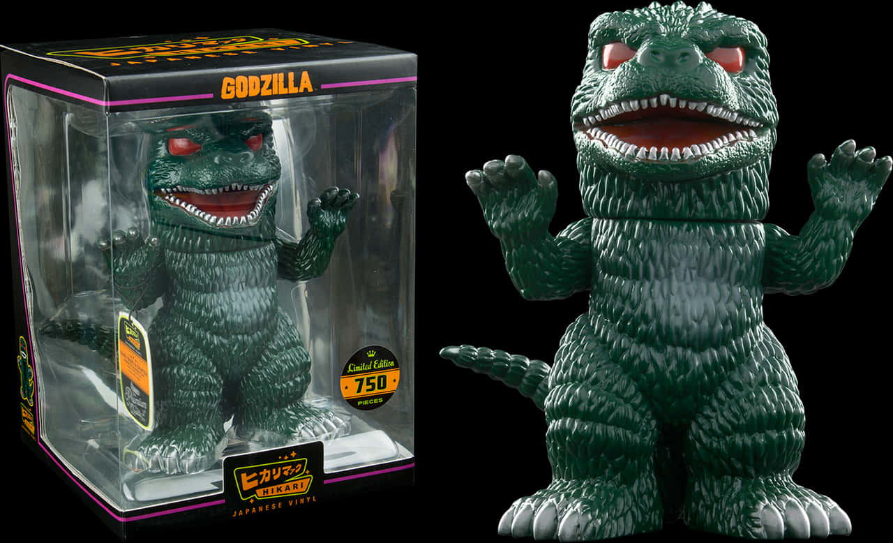 Godzilla Figuur Beperkte Oplaag Muurpapier