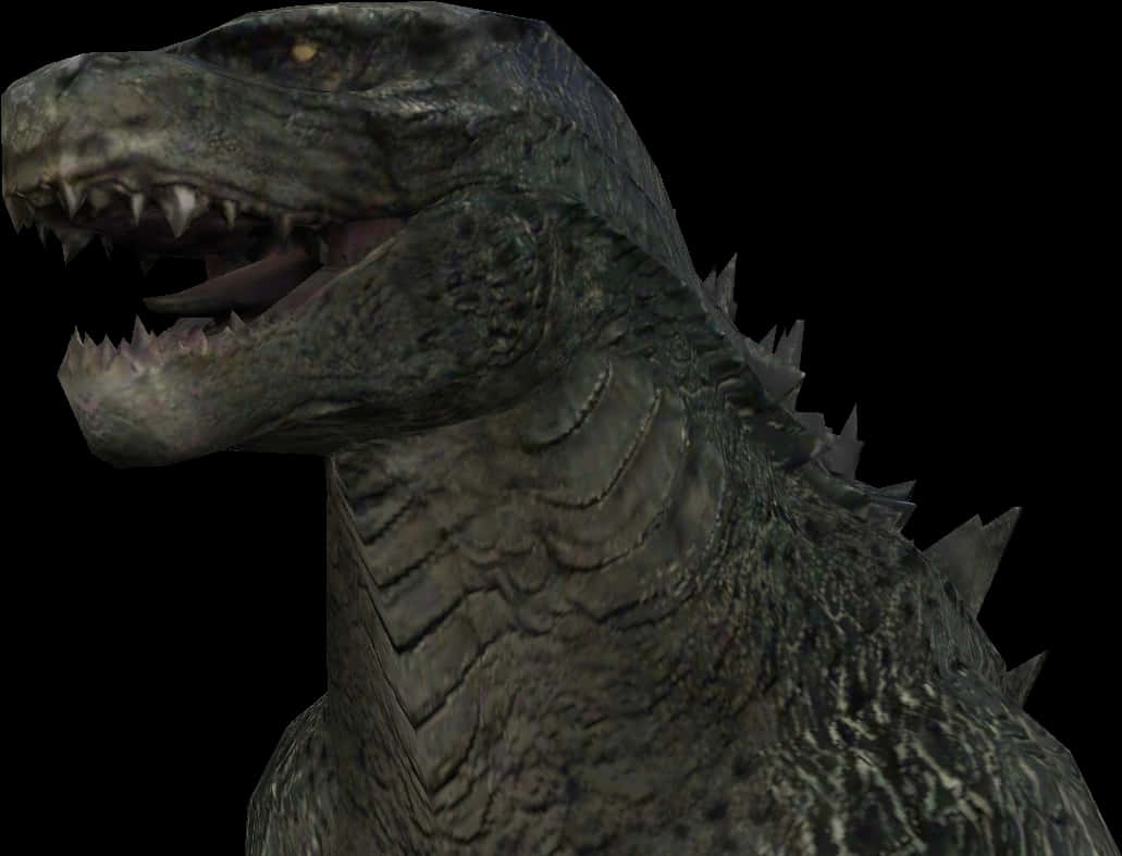 Godzilla Kop Nabyfoto Muurpapier