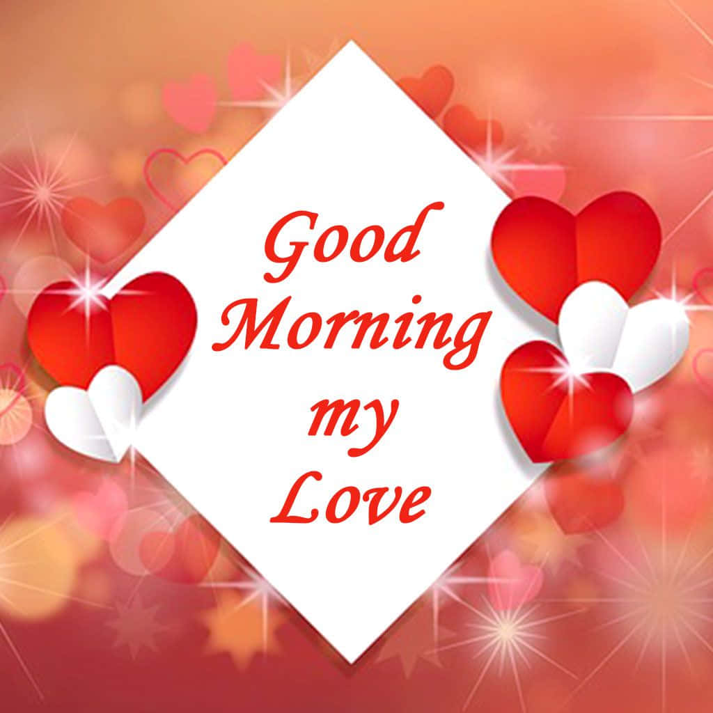 Goeie More My Liefde Harte Grafika Muurpapier