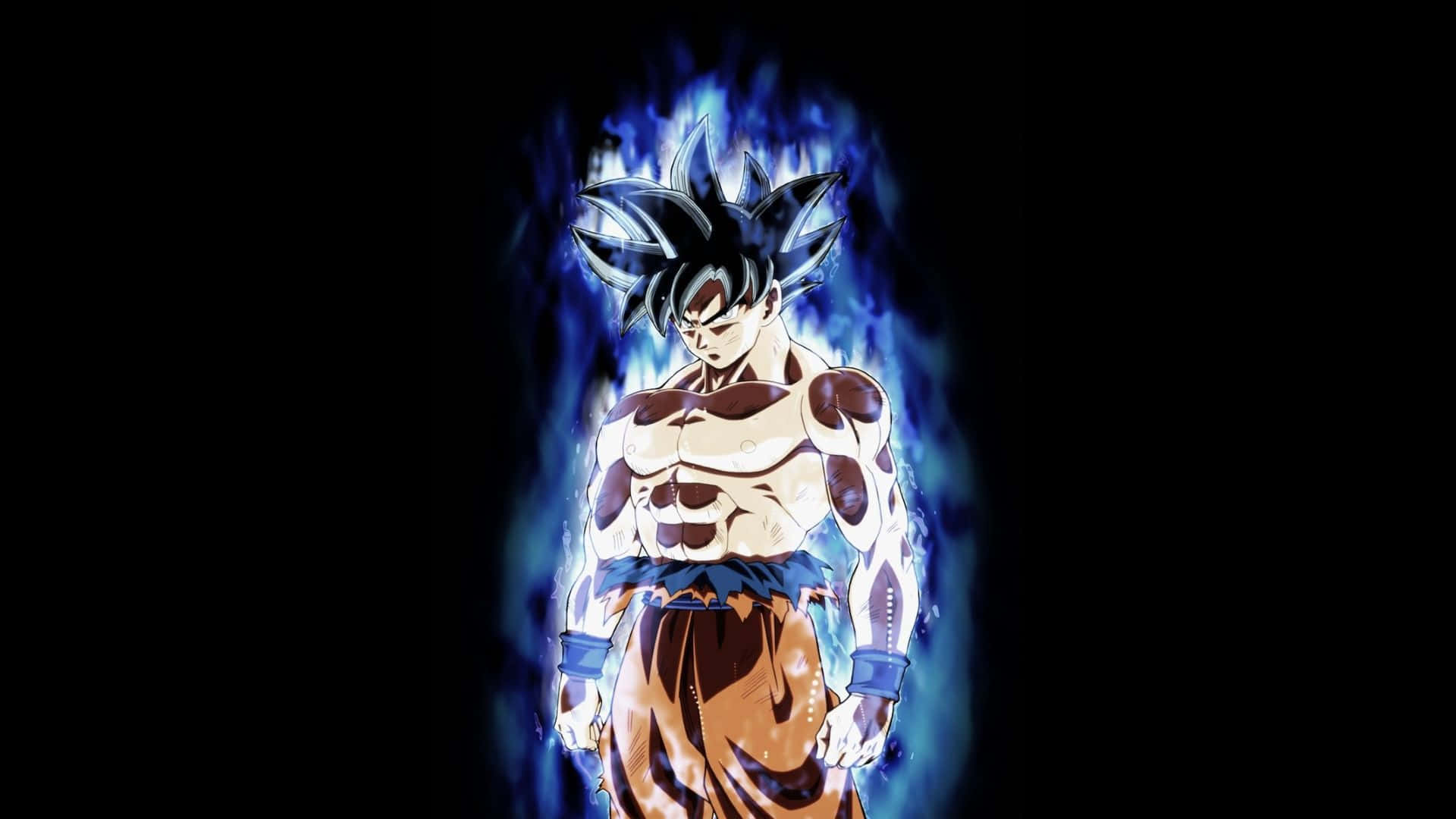 Goku benut die krag van Ultra Instink Muurpapier