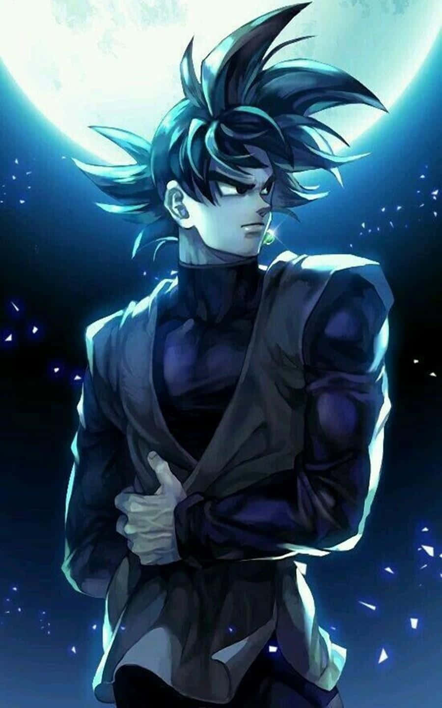 Goku Black aangedryf deur woede! Muurpapier