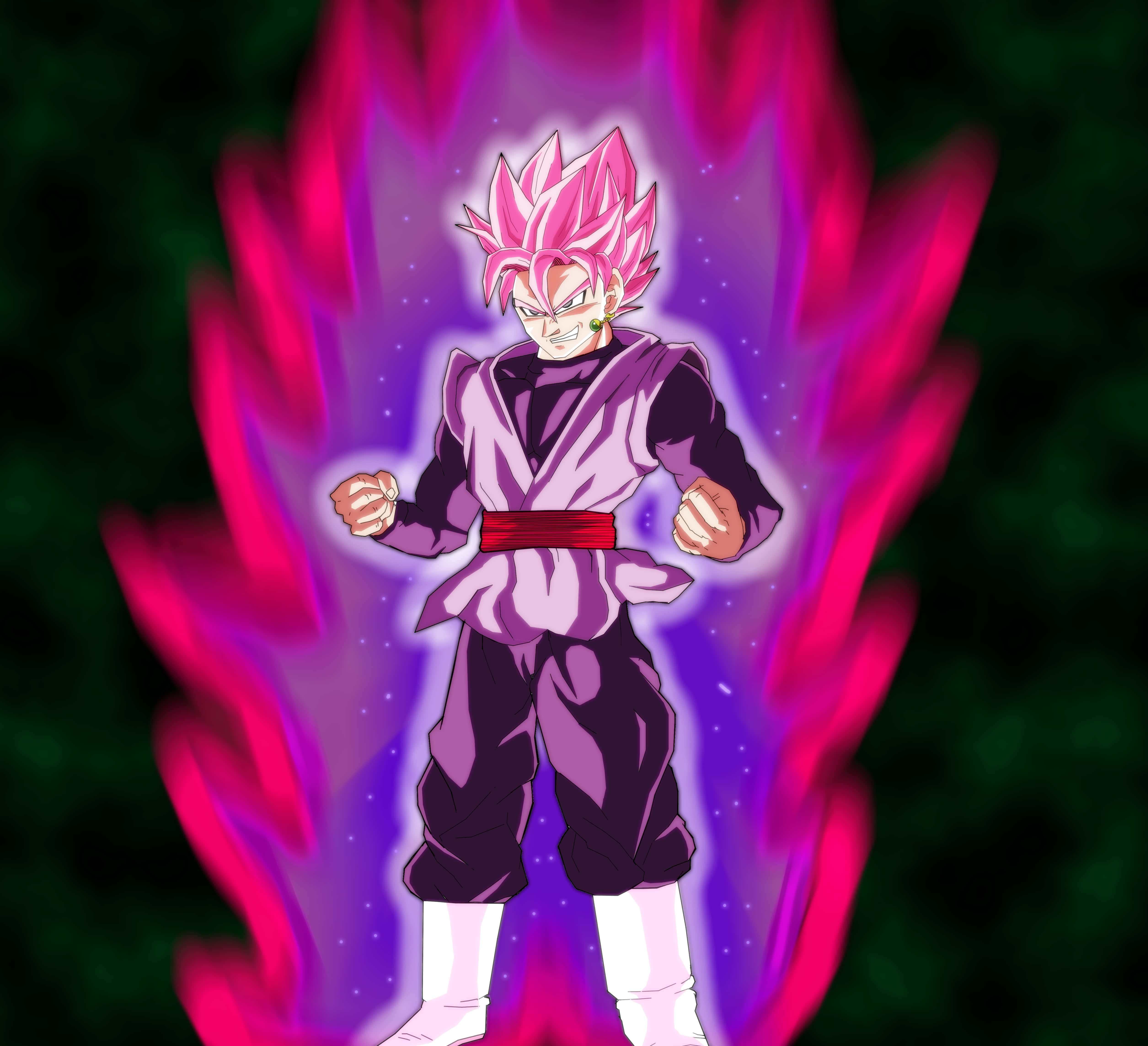 Goku Black - Die Ultieme Skurkagtige Krag Muurpapier