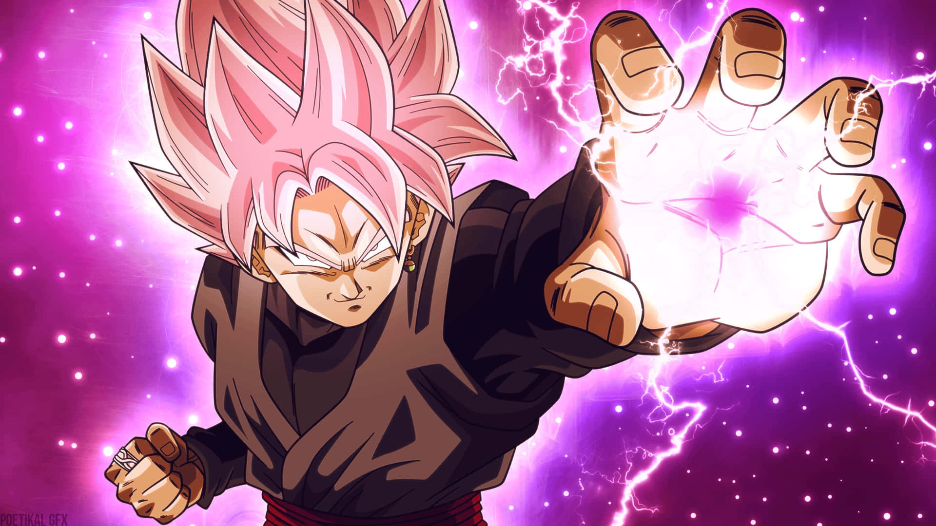 Goku Black - Die Ultimative Transformasie-Boef Muurpapier