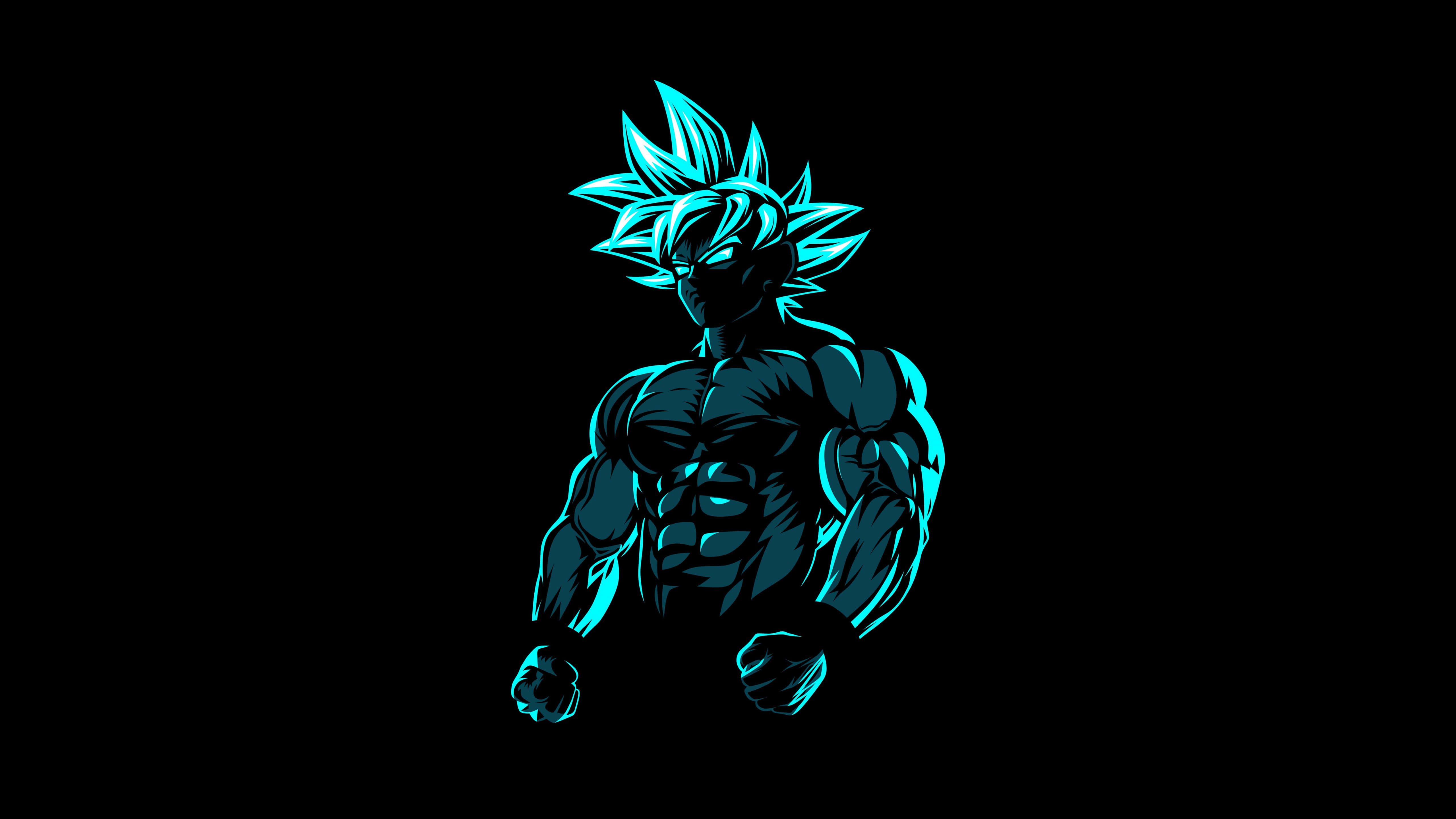 Goku Black in Sy Onheilige Glorie Muurpapier