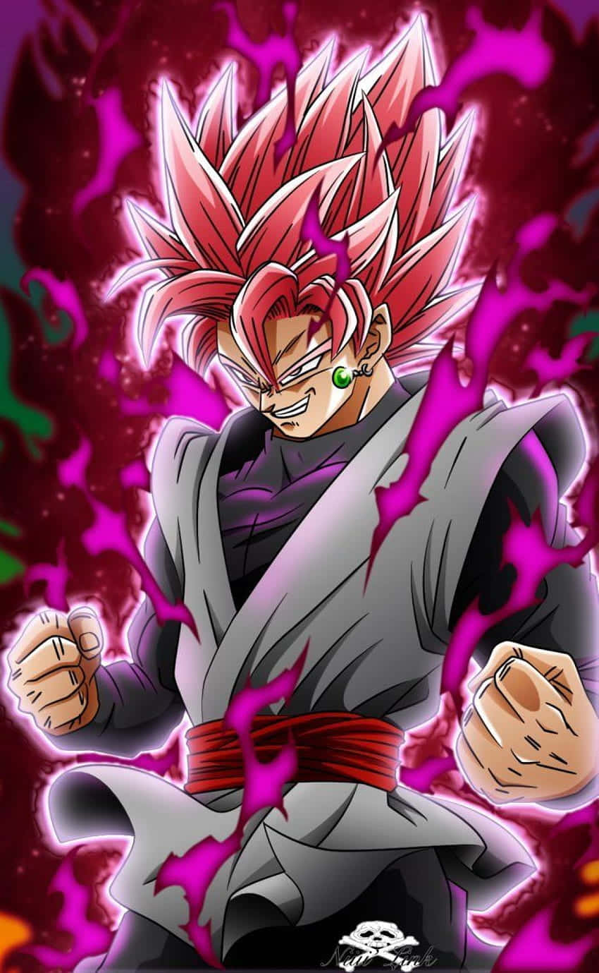 Goku Black Intens - Uiterste Krag Ontketen Muurpapier