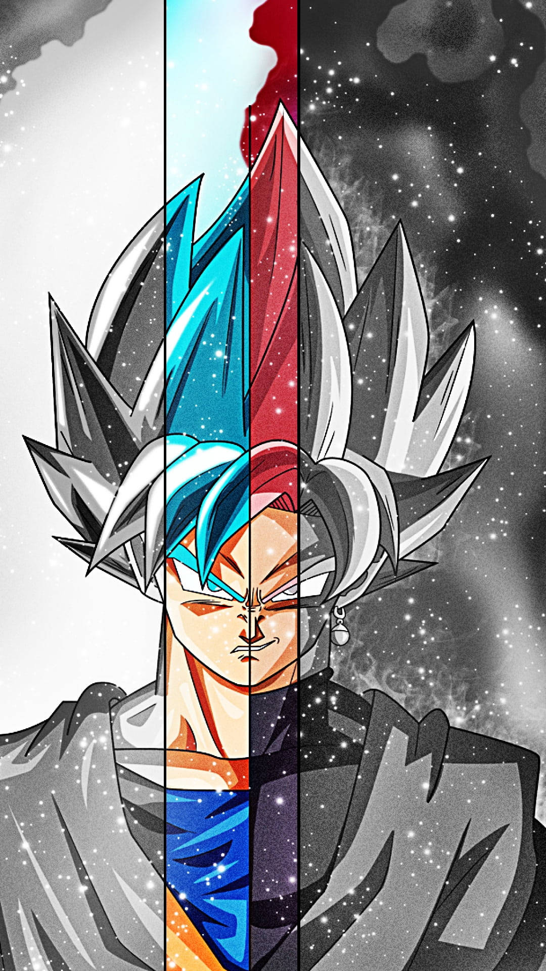 Goku Black PFP Oorgang Muurpapier