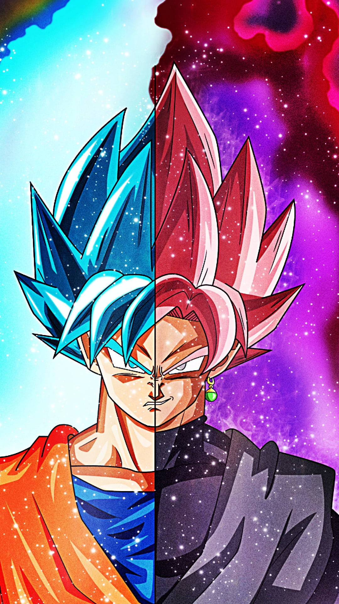 Goku Black PFP-transformasie Muurpapier