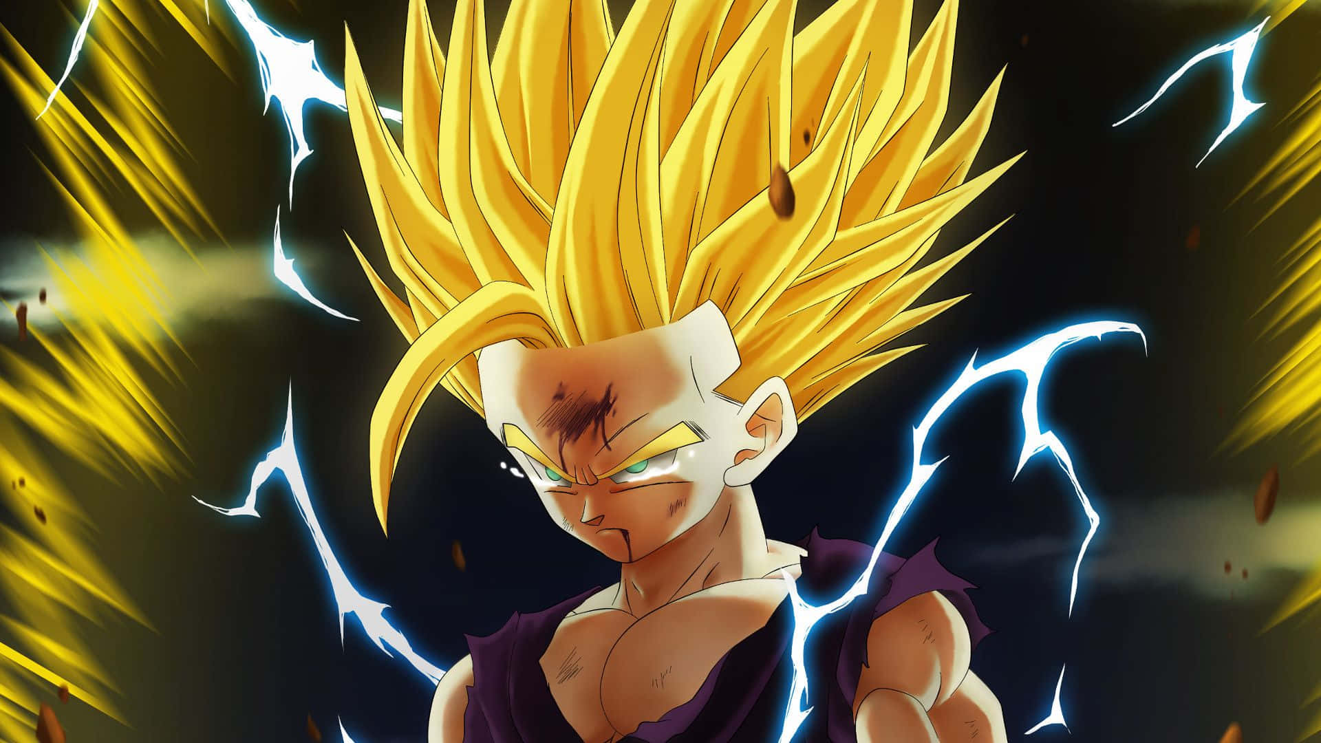 Goku en Vegeta baklei om beheer van die Dragon Balls Muurpapier