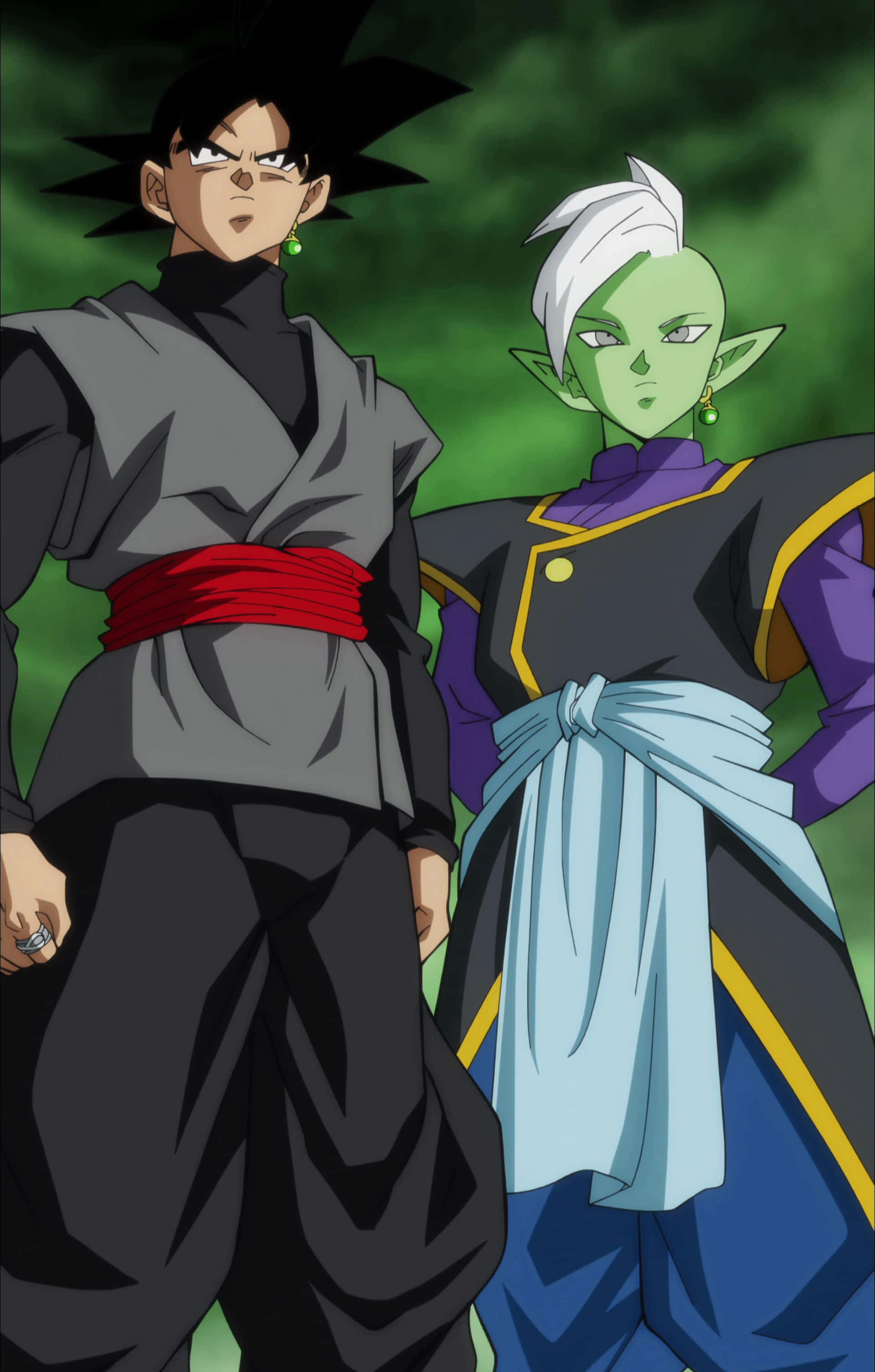 Goku en Zamasu Dragon Ball Super Prent Muurpapier
