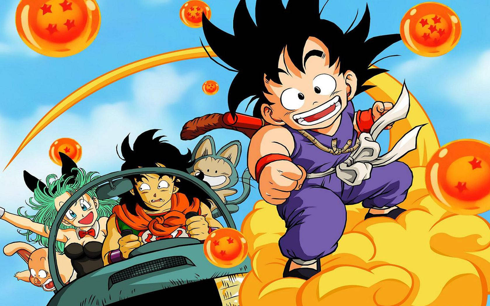'Goku gebruik die krag van die Super Saiyan Blue-transformasie om Frieza te verslaan.' Muurpapier