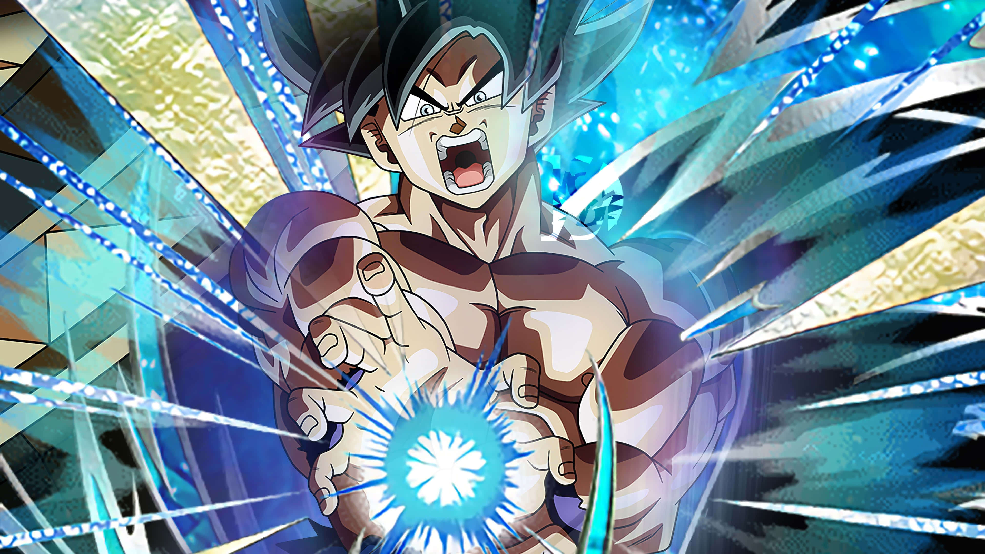 Goku Krag Dragon Ball Super Prent Muurpapier