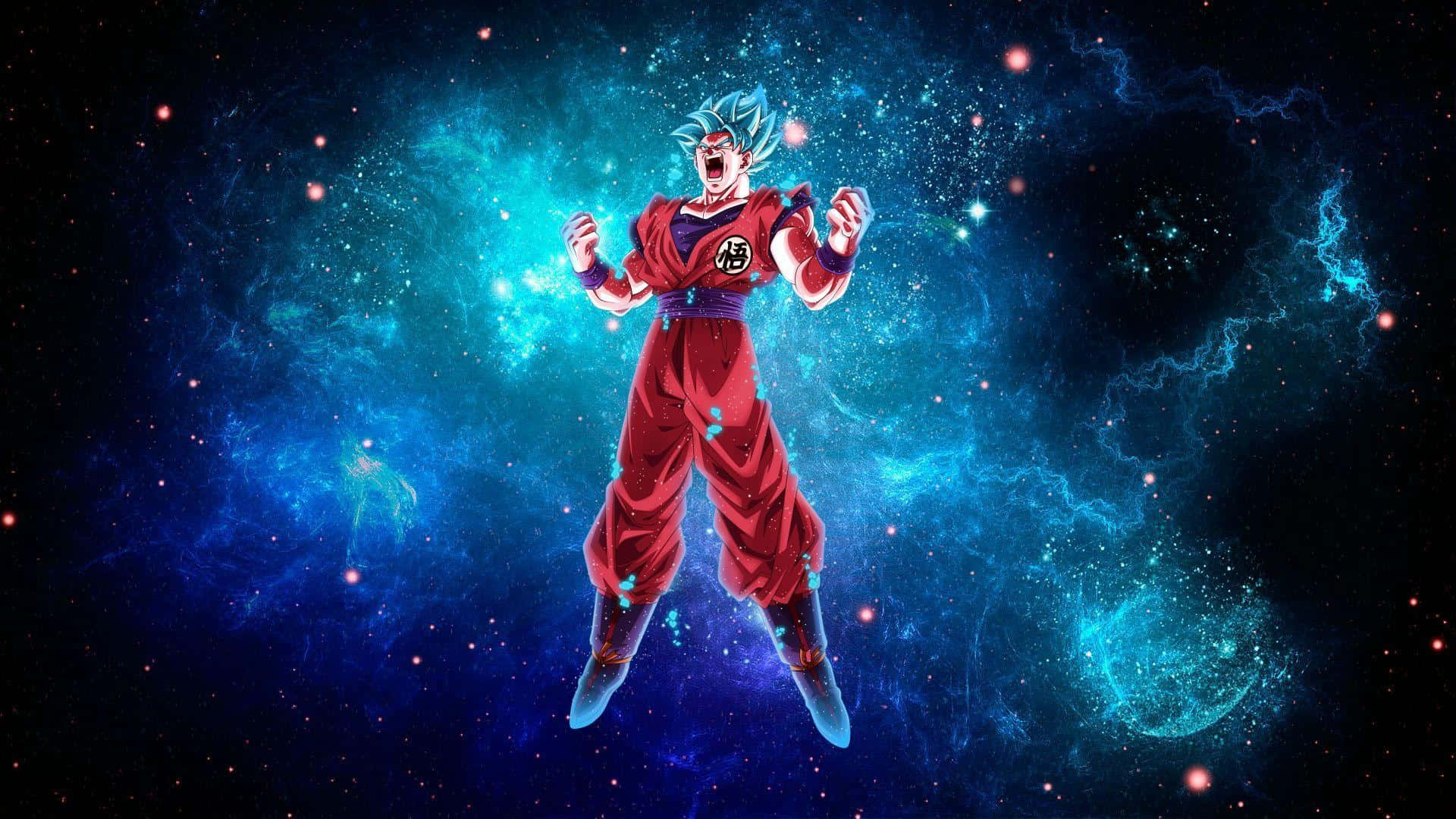Goku, Legendêre Held van Dragon Ball Muurpapier