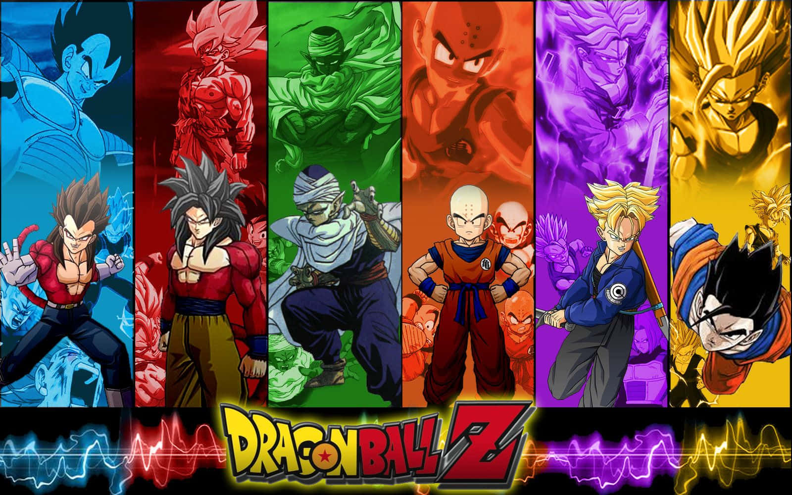 Goku ontketen sy krag om Jiren te verslaan Muurpapier