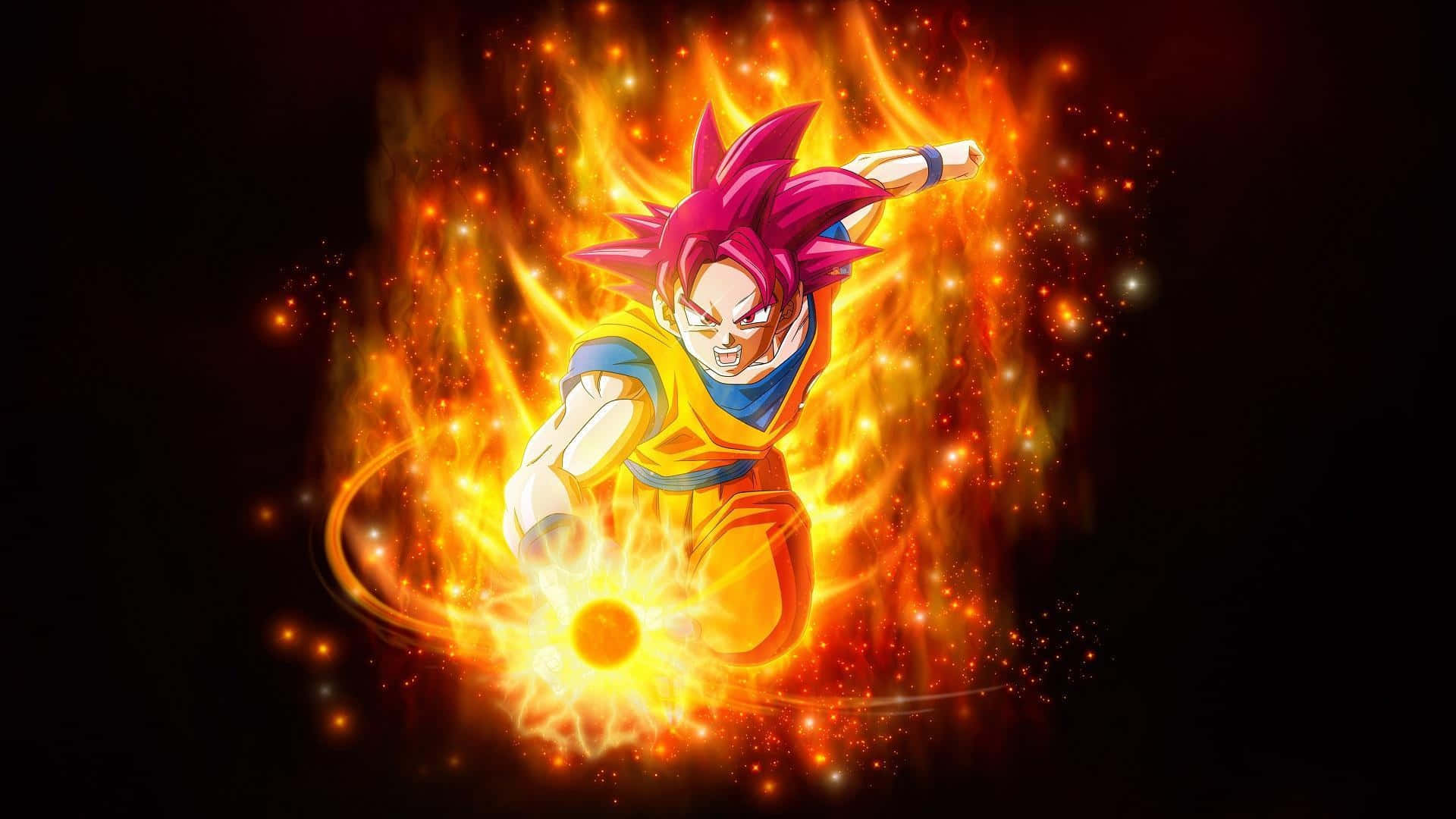 Goku Ontketen Sy Ultra Instink Muurpapier