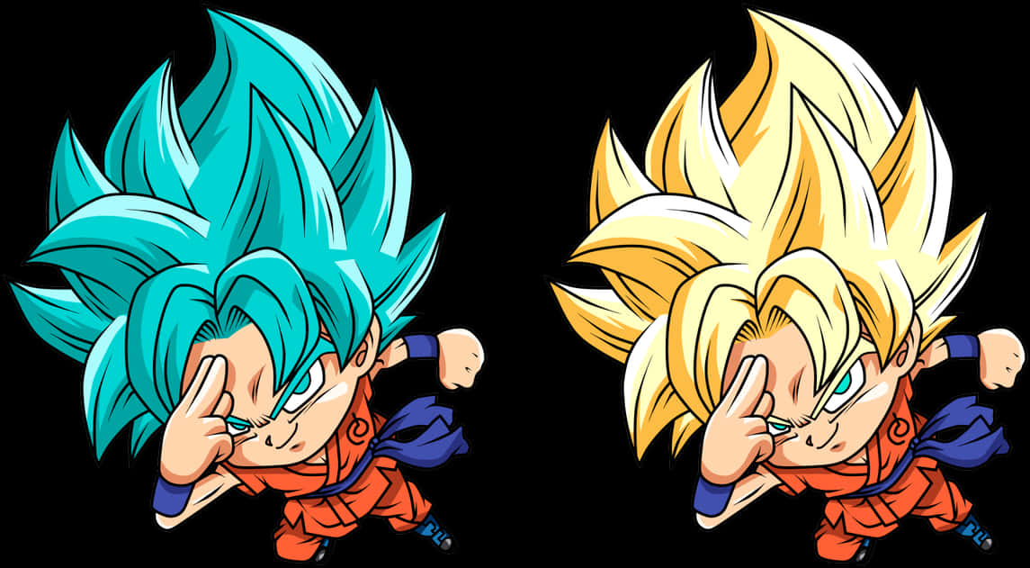 Goku Super Saiyan-veranderings Muurpapier