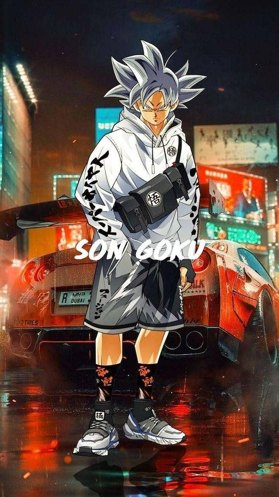Goku Swag — Dragon ball z GIF Muurpapier