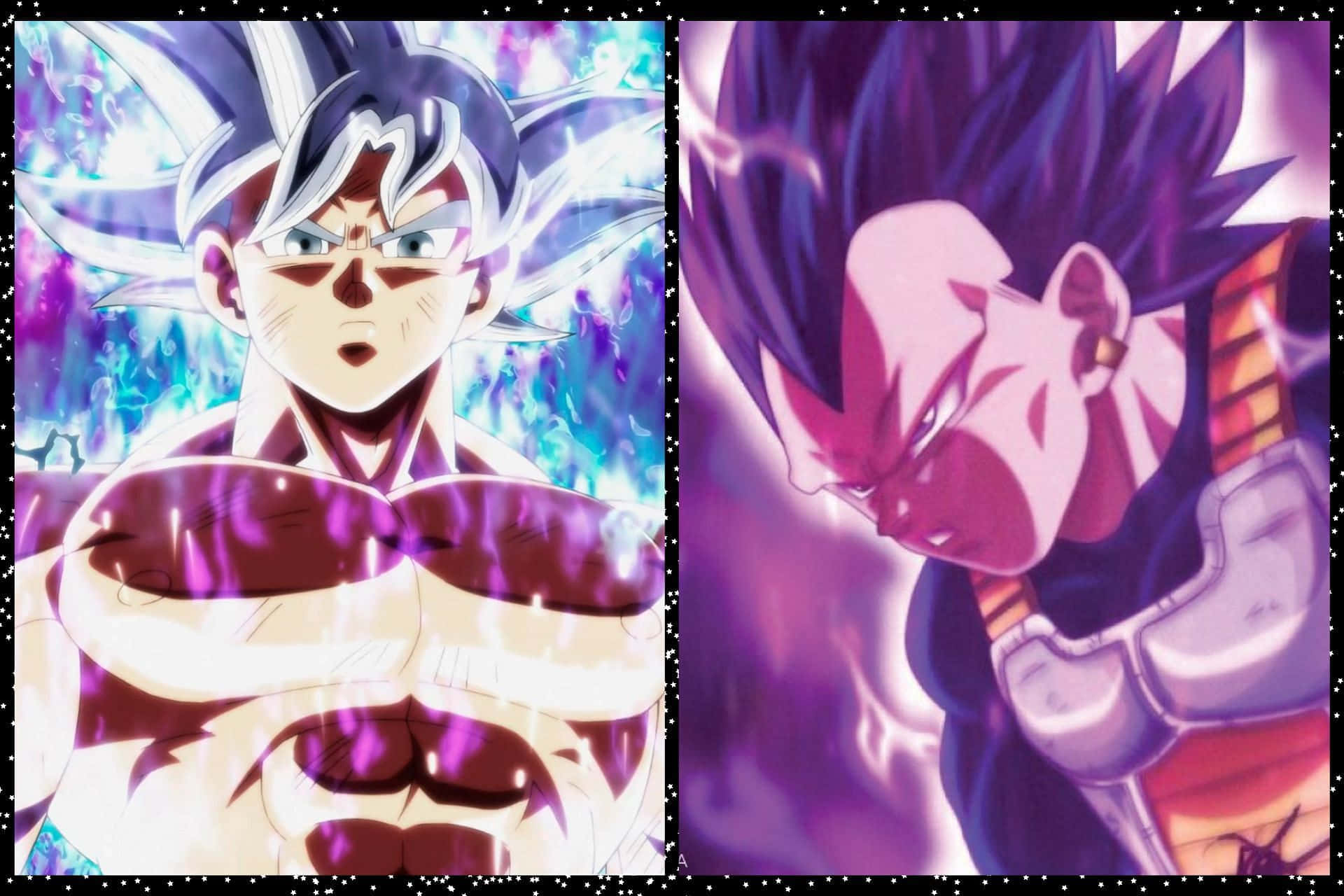 Goku wat sy Ultra Instink-krag ten toon stel. Muurpapier