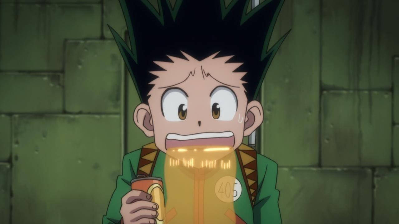 Gon Freecss Braak Drankie Muurpapier